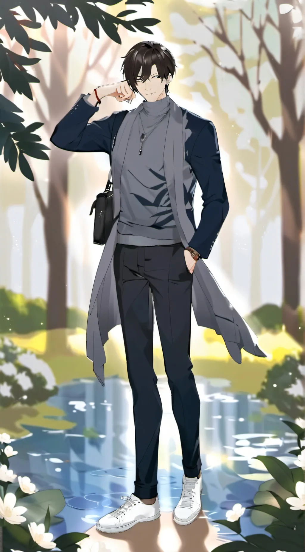 ai character: George  background