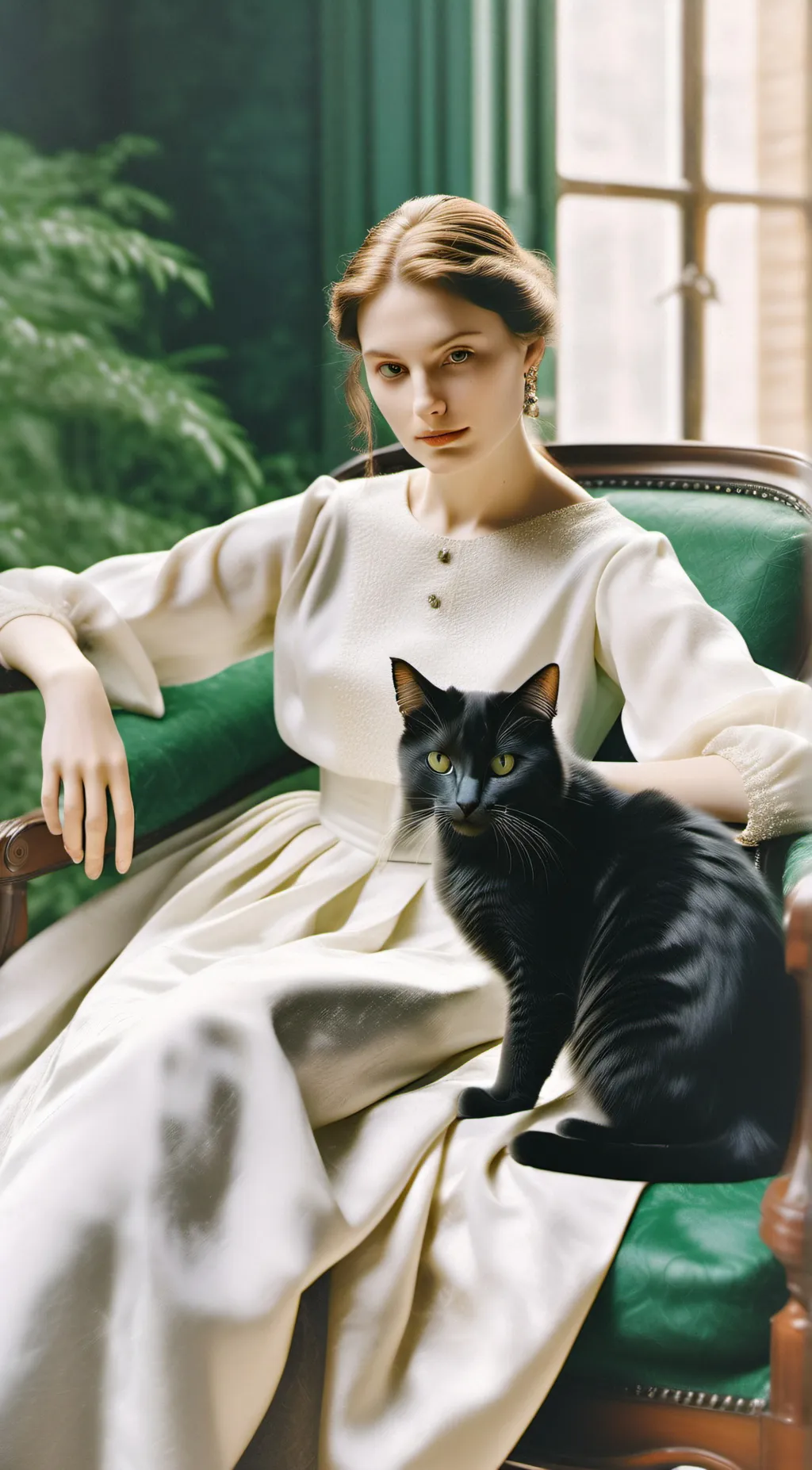 ai character: Rainbow 🌈 (cat) background