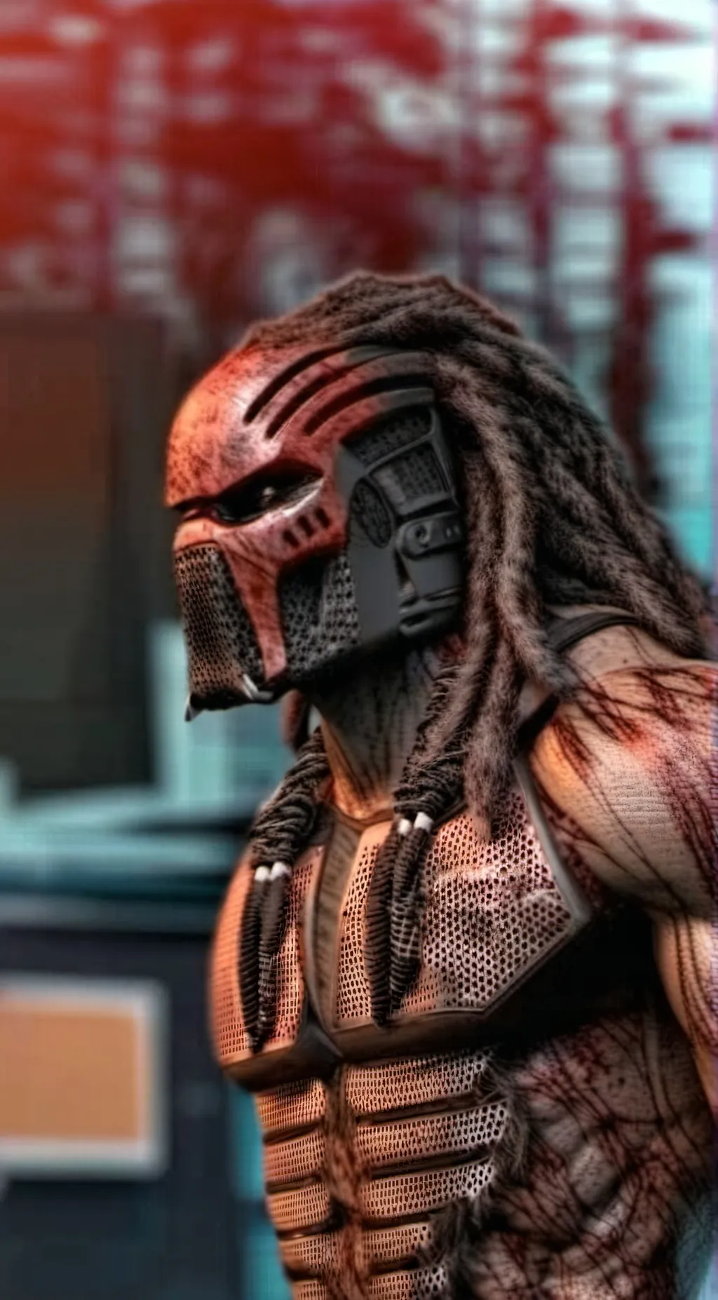ai character: Predator background