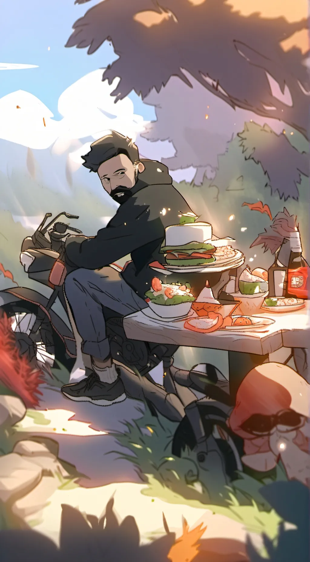 ai character: zane background