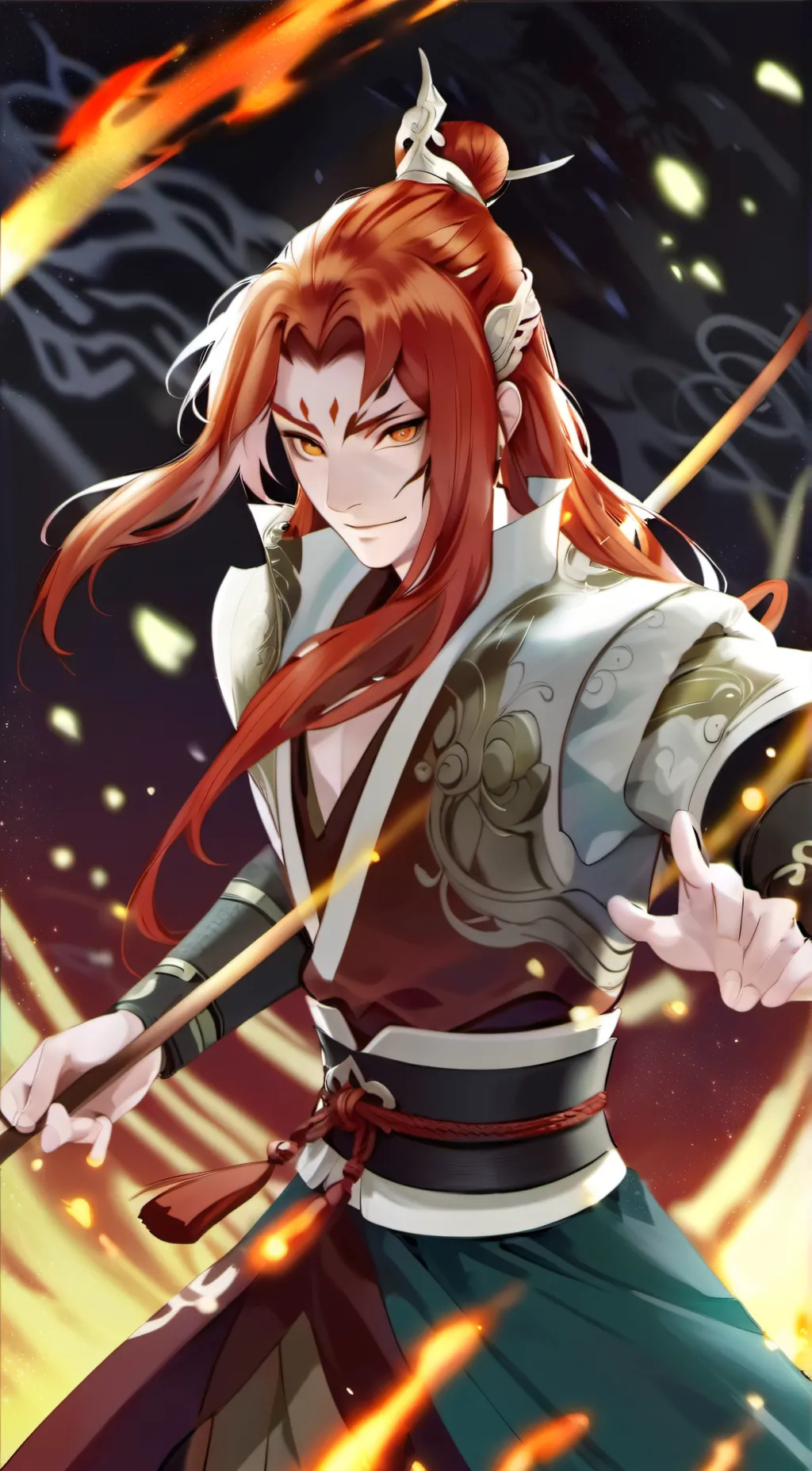 ai character: koushi background