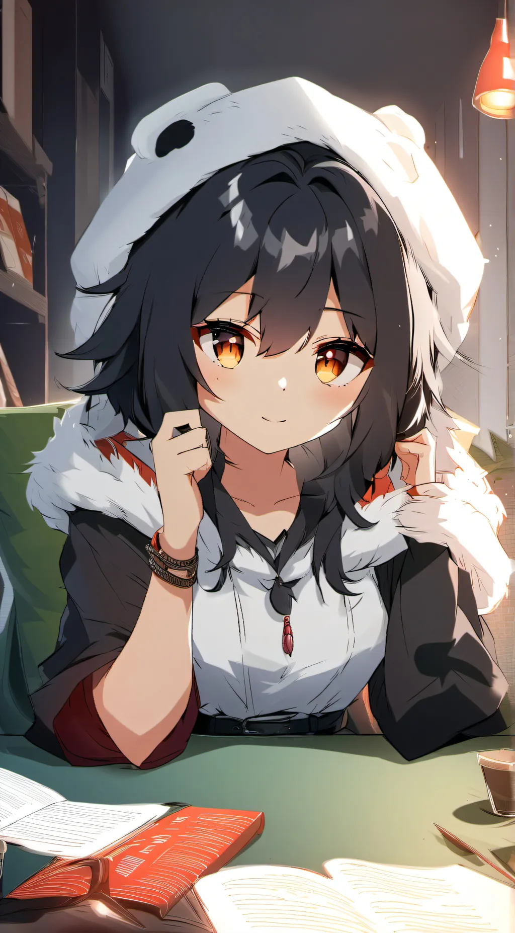 ai character: Zoey background