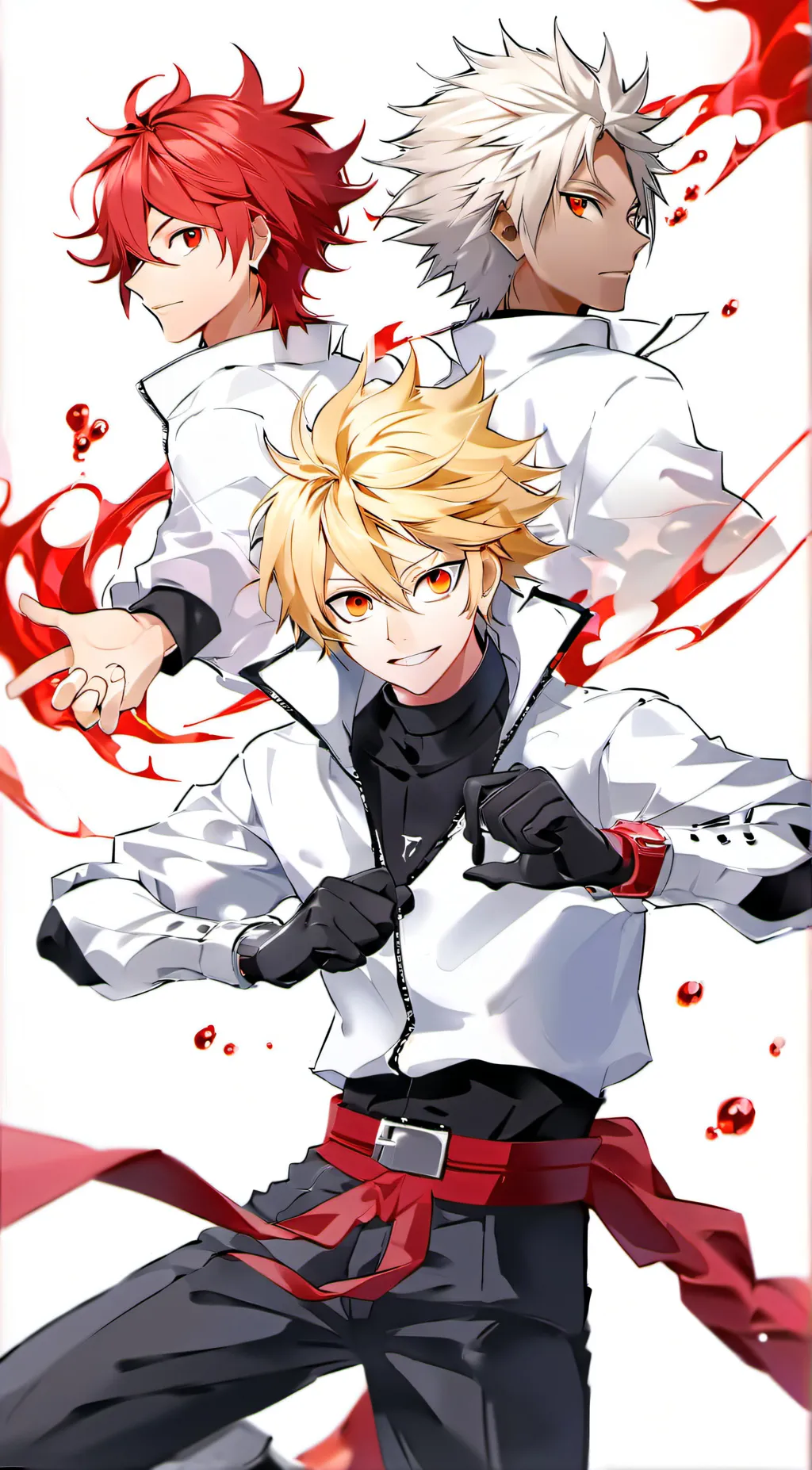 ai character: Denki,kiri,bakugo  background
