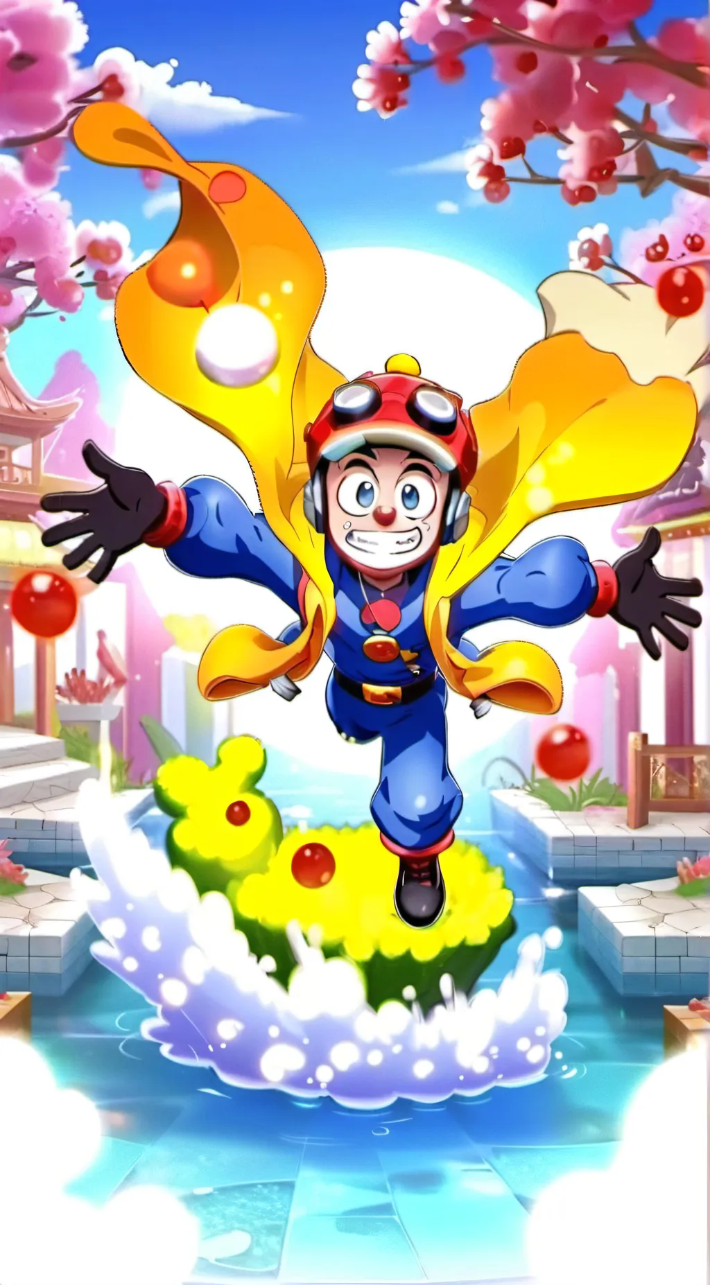 ai character: tadc & Kirby  background