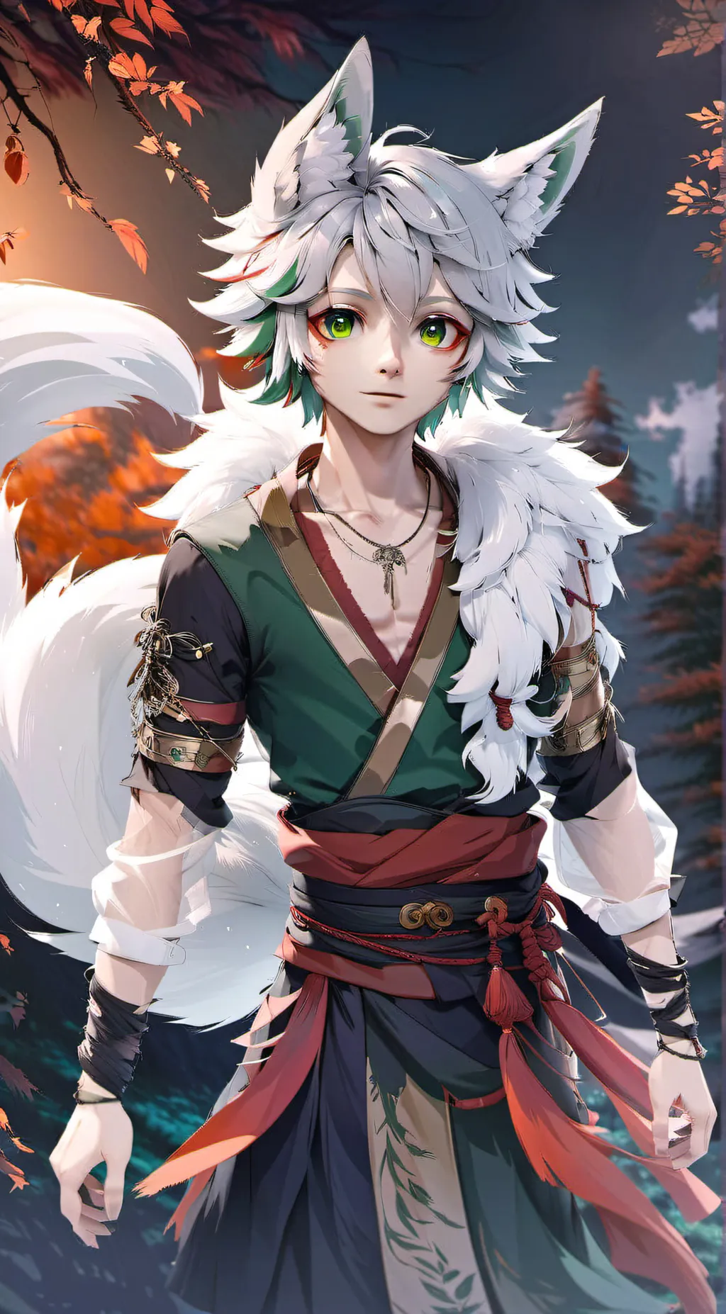 ai character: Nokey (No-key) background