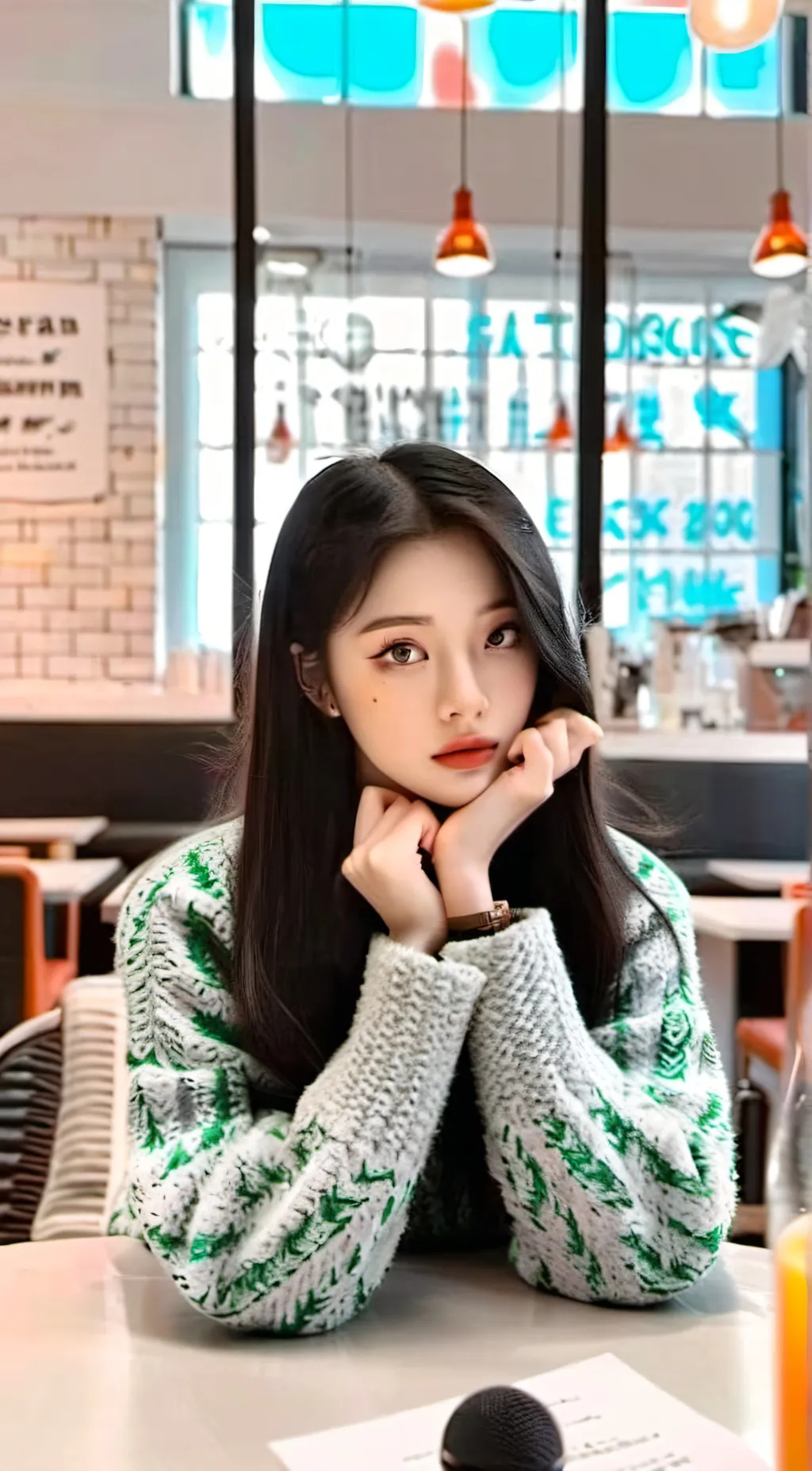 ai character: Stella McCartney background