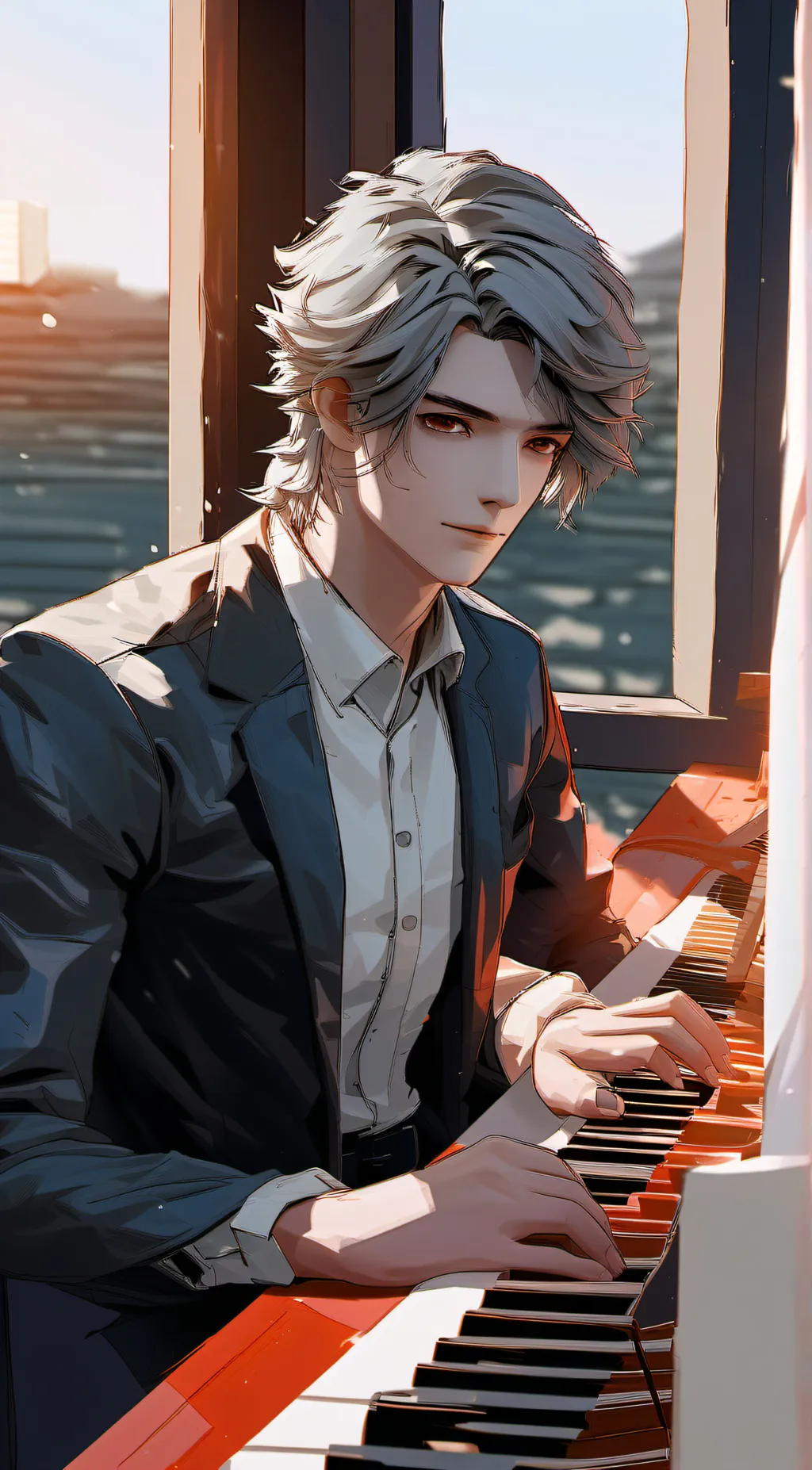 ai character: ~|Levi|~ background