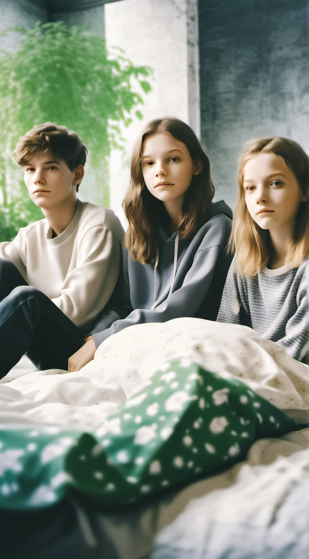 ai character: Sleepover background