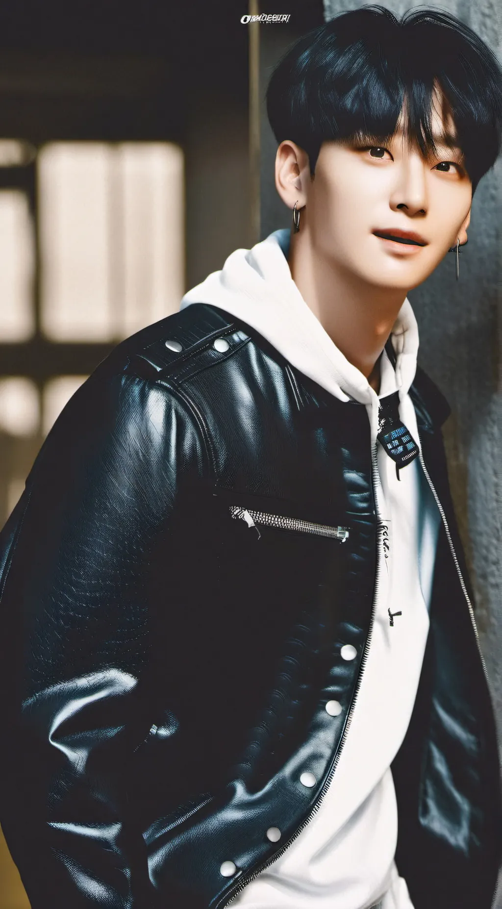 ai character: Changbin from skz background