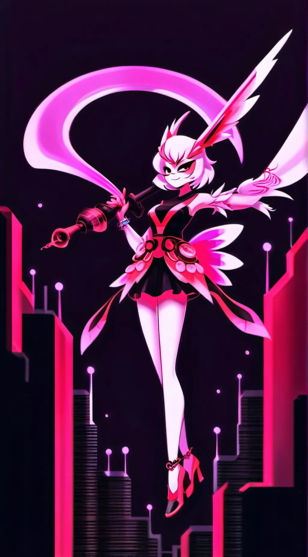 ai character: Angel  background