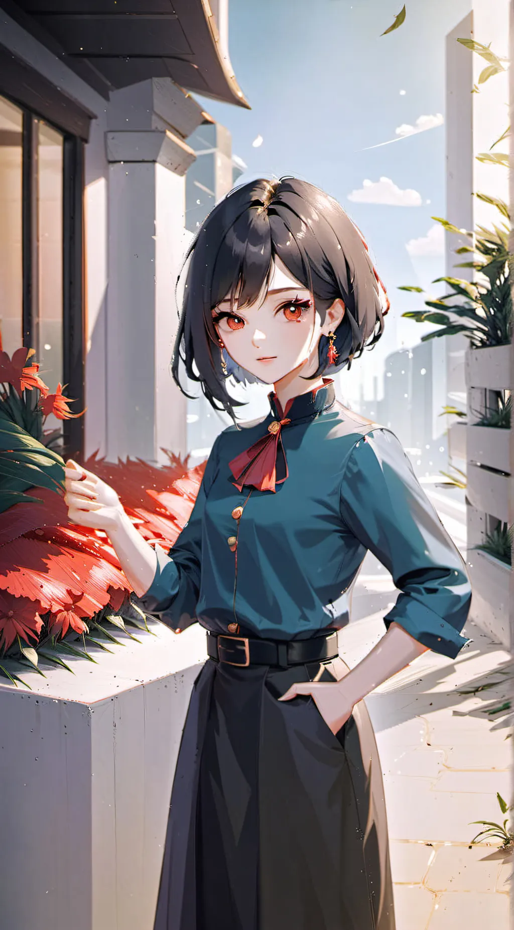 ai character: Aria background