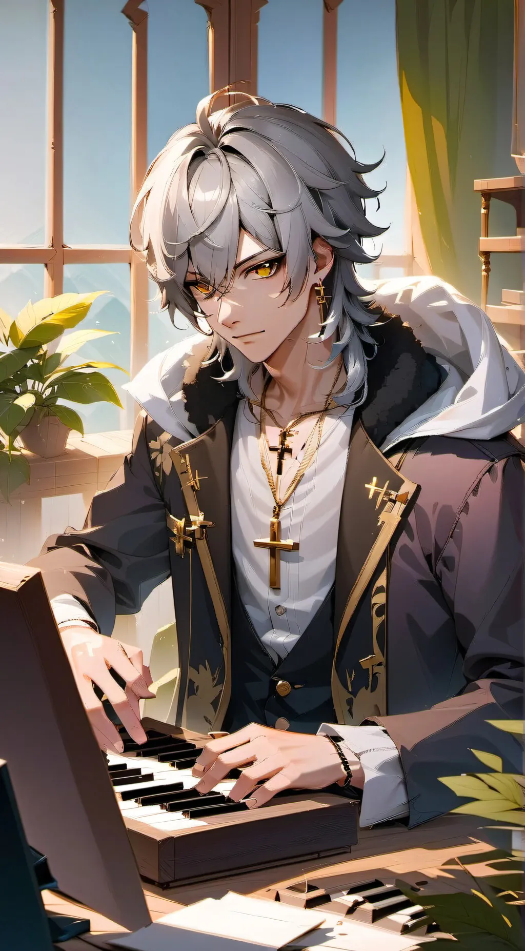 ai character: Henry♡ background