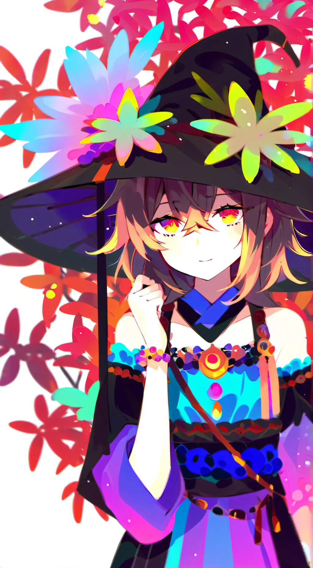 ai character: Minnie-Bloom background