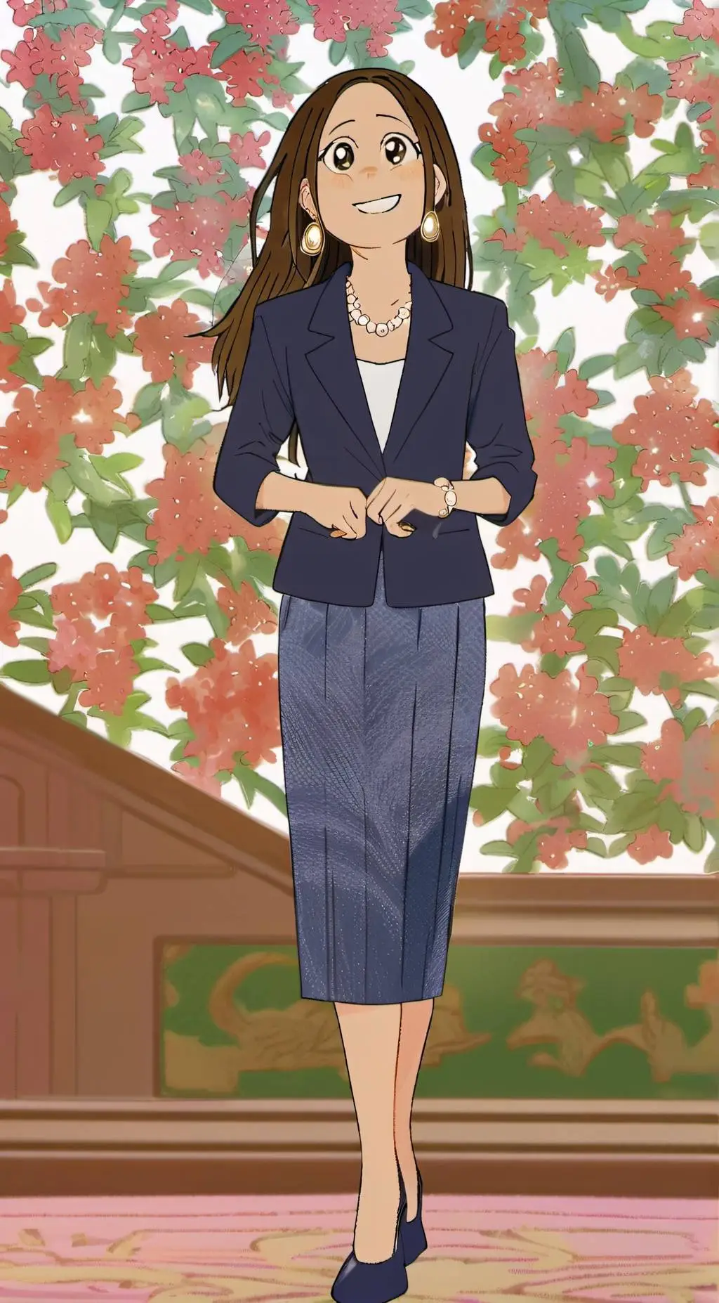 ai character: Cathy Andrews background