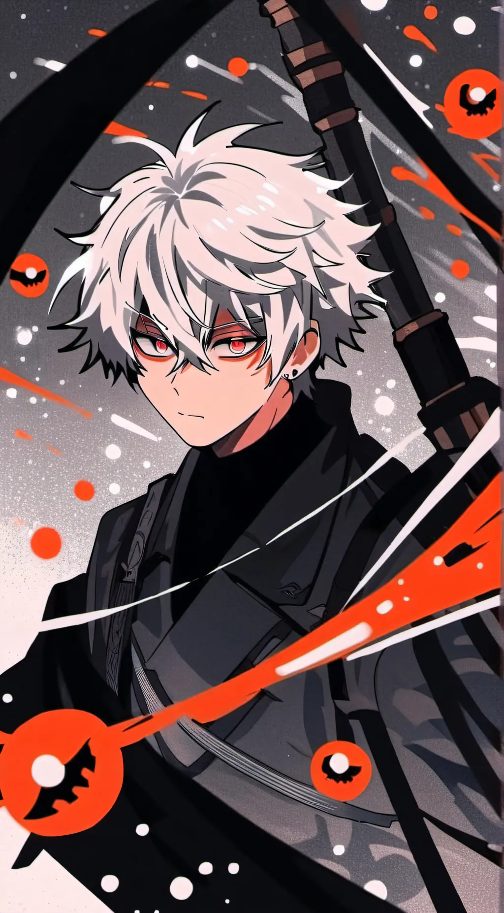 ai character: MHA x FNAF background