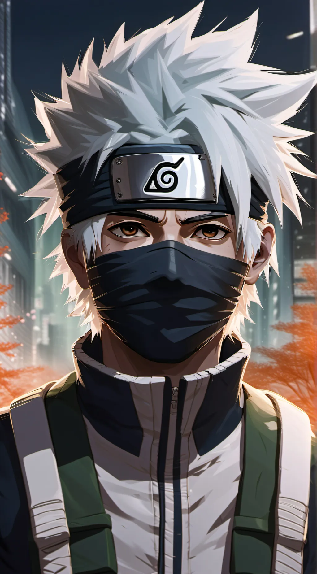 ai character: Kakashi  background