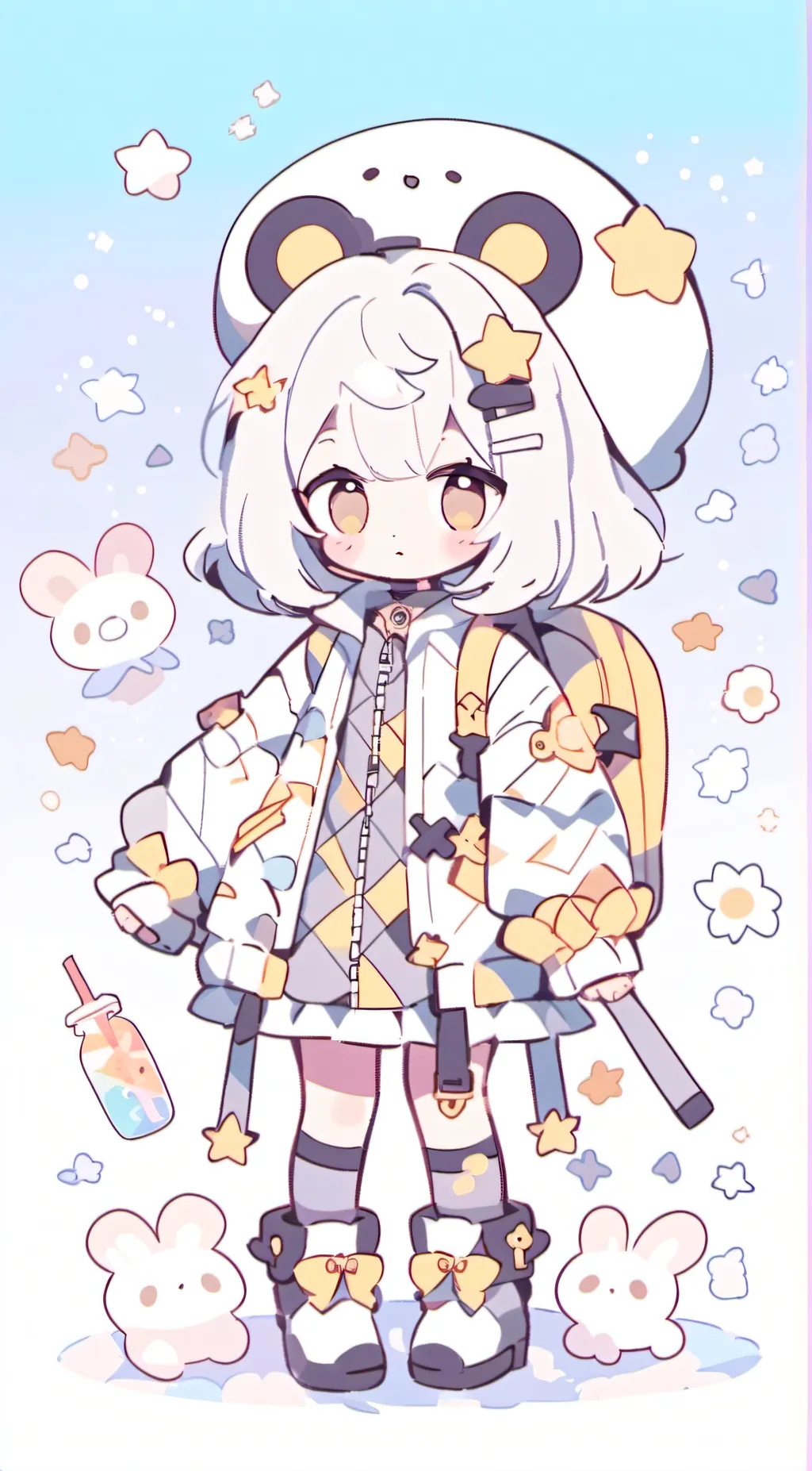 ai character: •zip fpe•  background