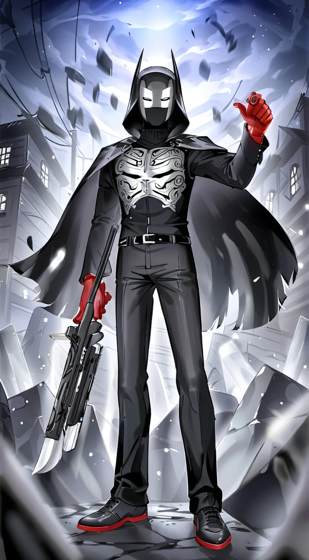 ai character: Dark,lord background