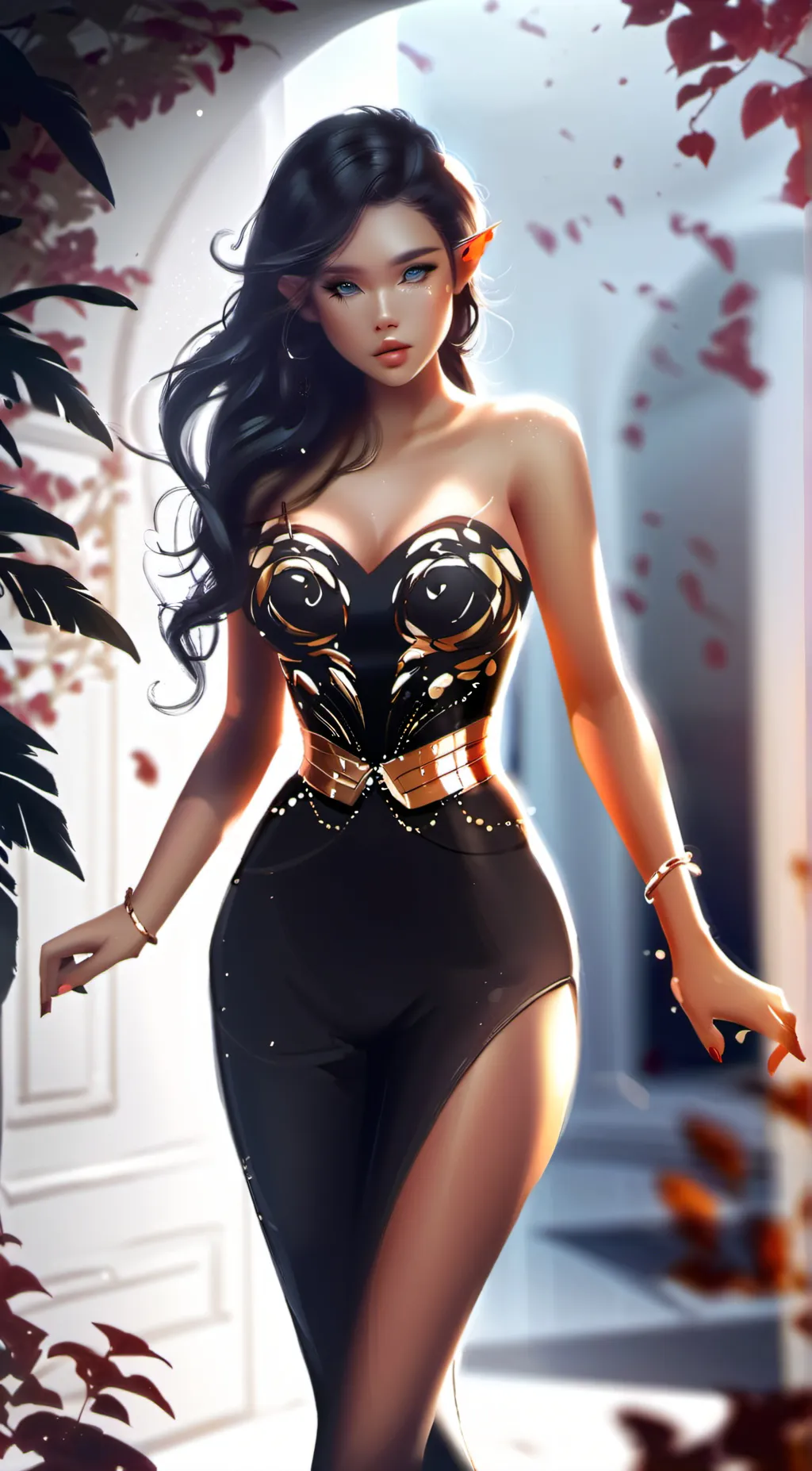 ai character: Elara background