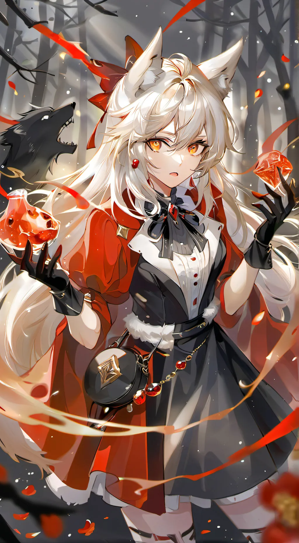 ai character: Luna  background