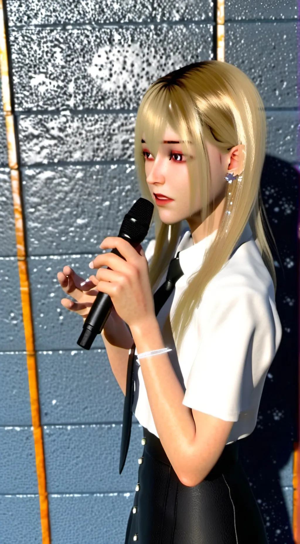 ai character: crybaby  background