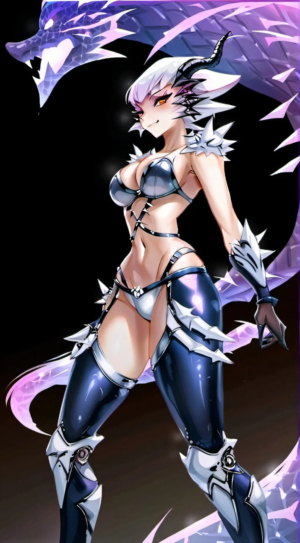 ai character: Spikey background