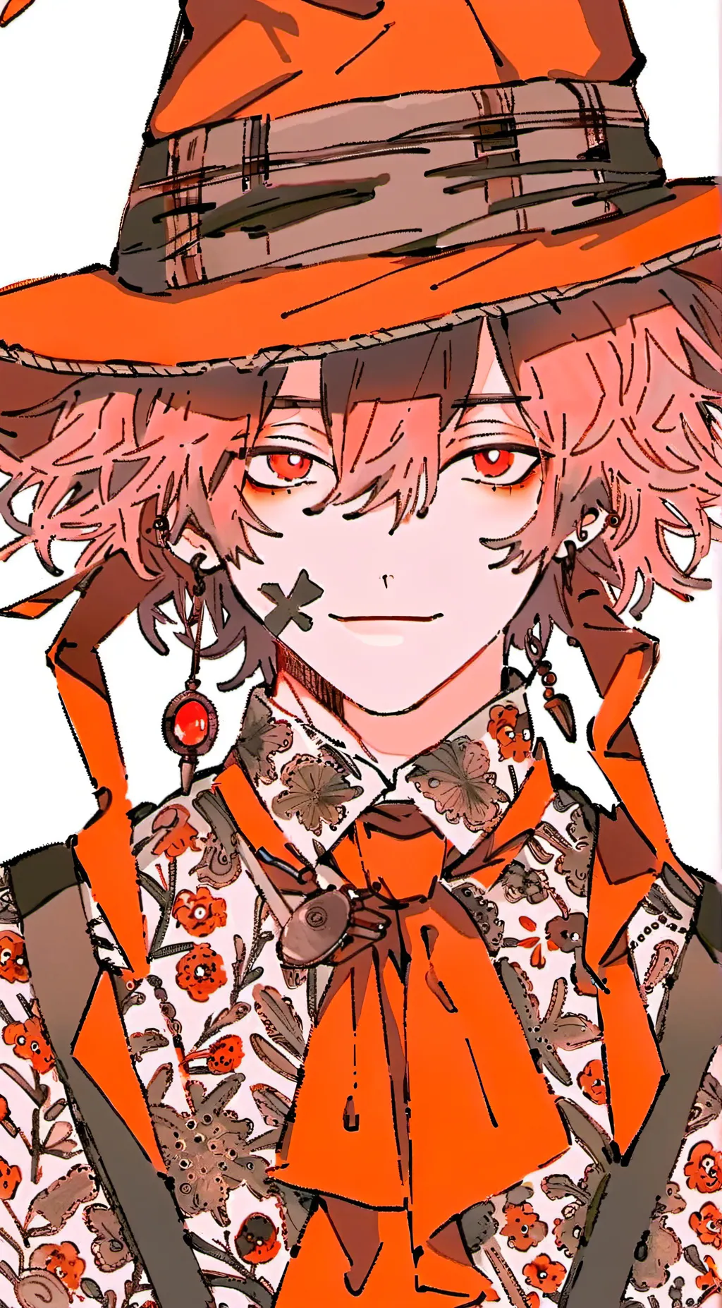 ai character: Malachite 🎃 background