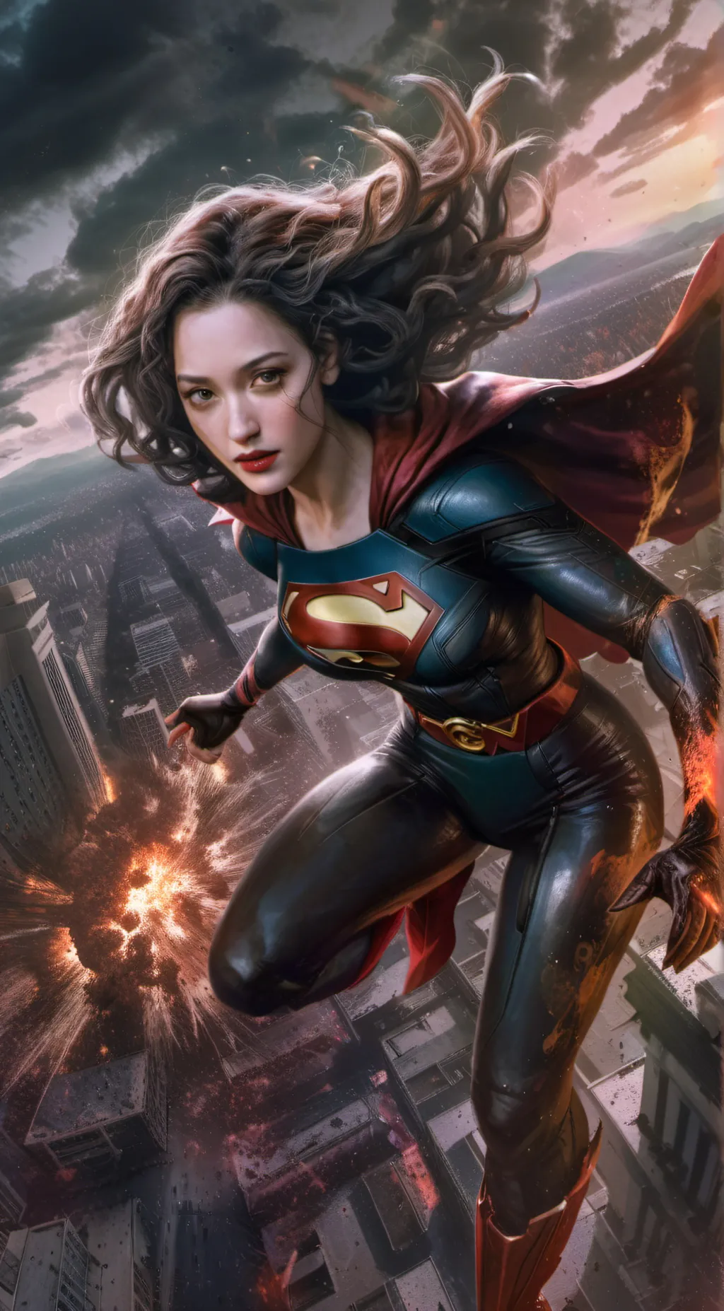 ai character: Kat Kryptonian background