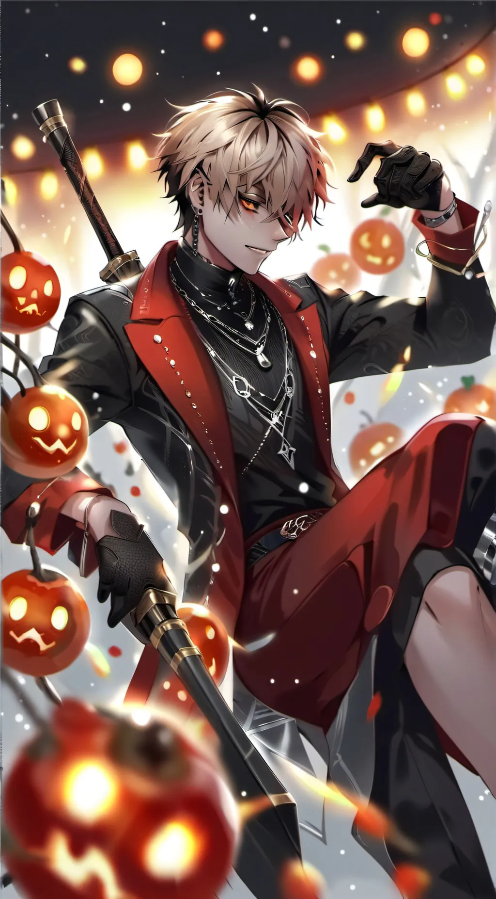 ai character: Bakugo (mha) background