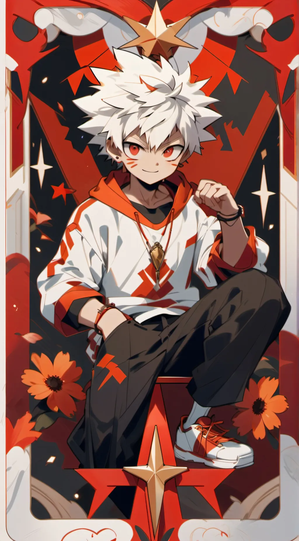 ai character: katsuki bakugo background