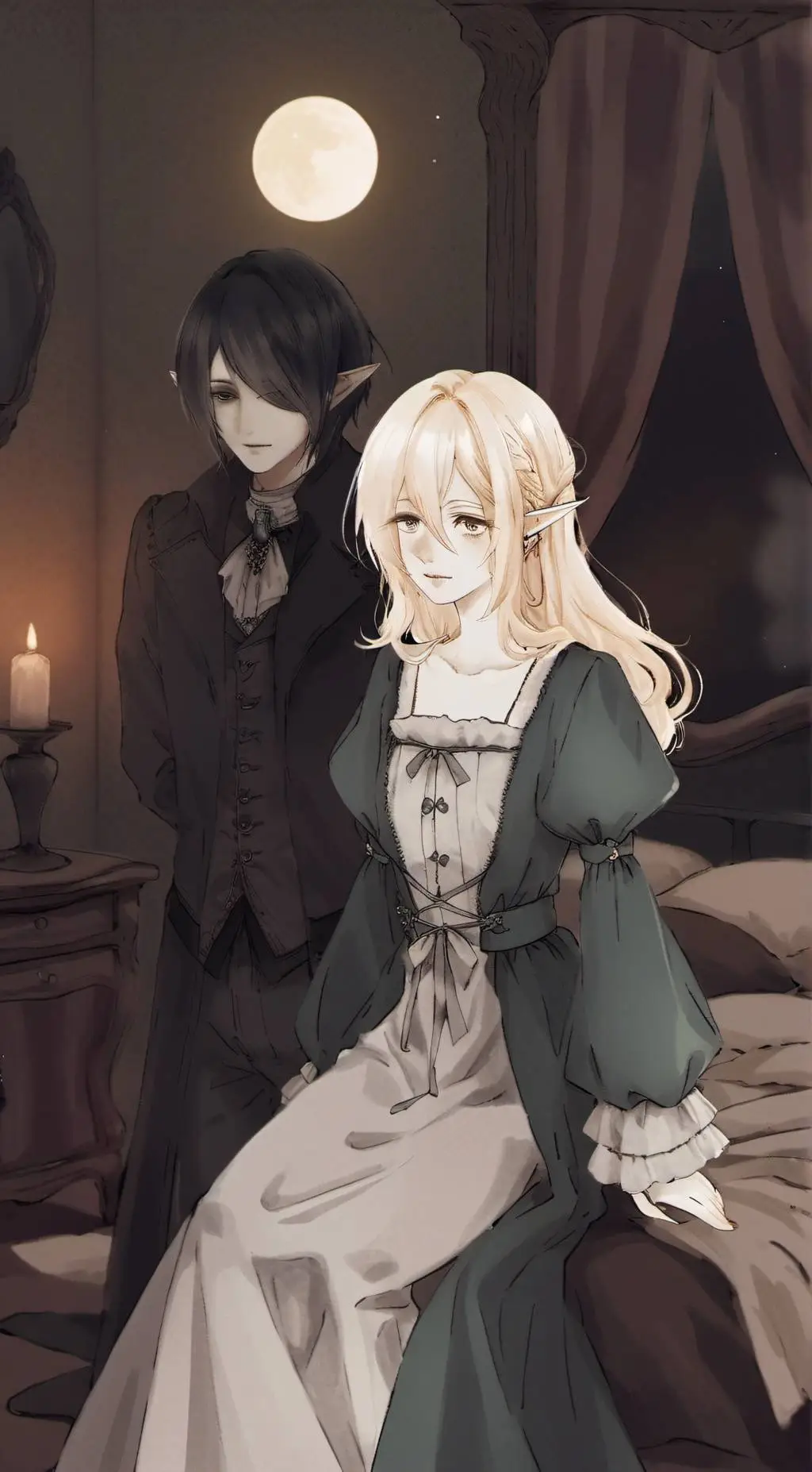 ai character: khalieesi & drago background