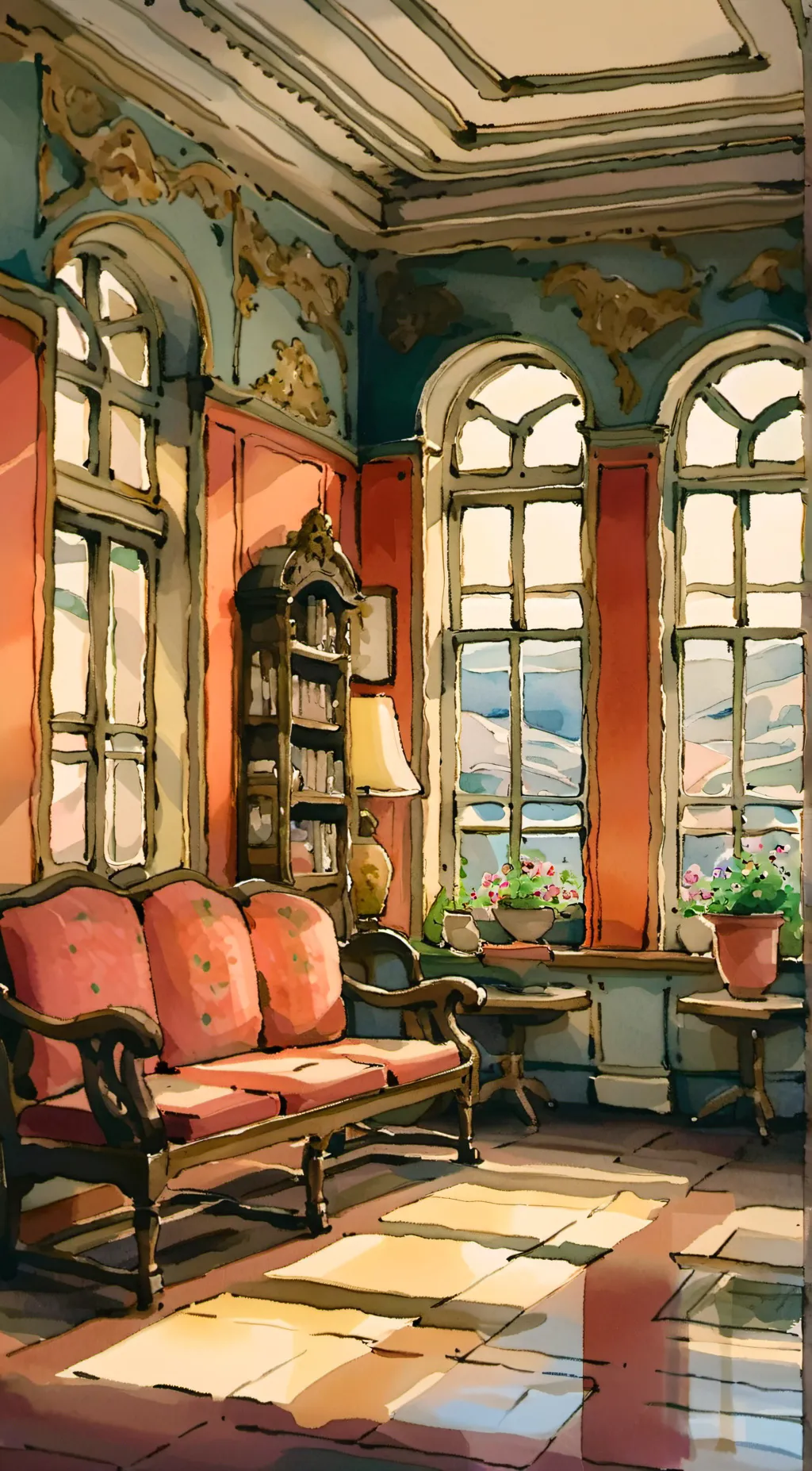 ai character: Hotel background