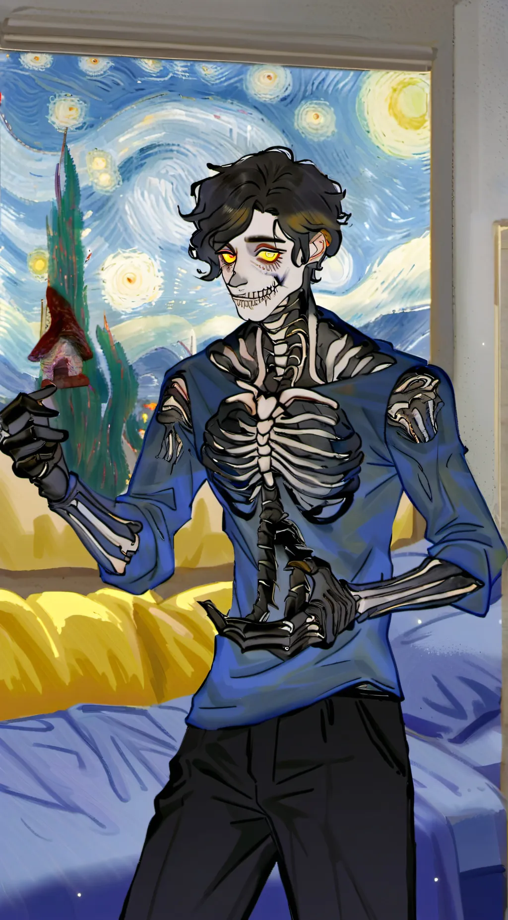 ai character: Acheron Wish background