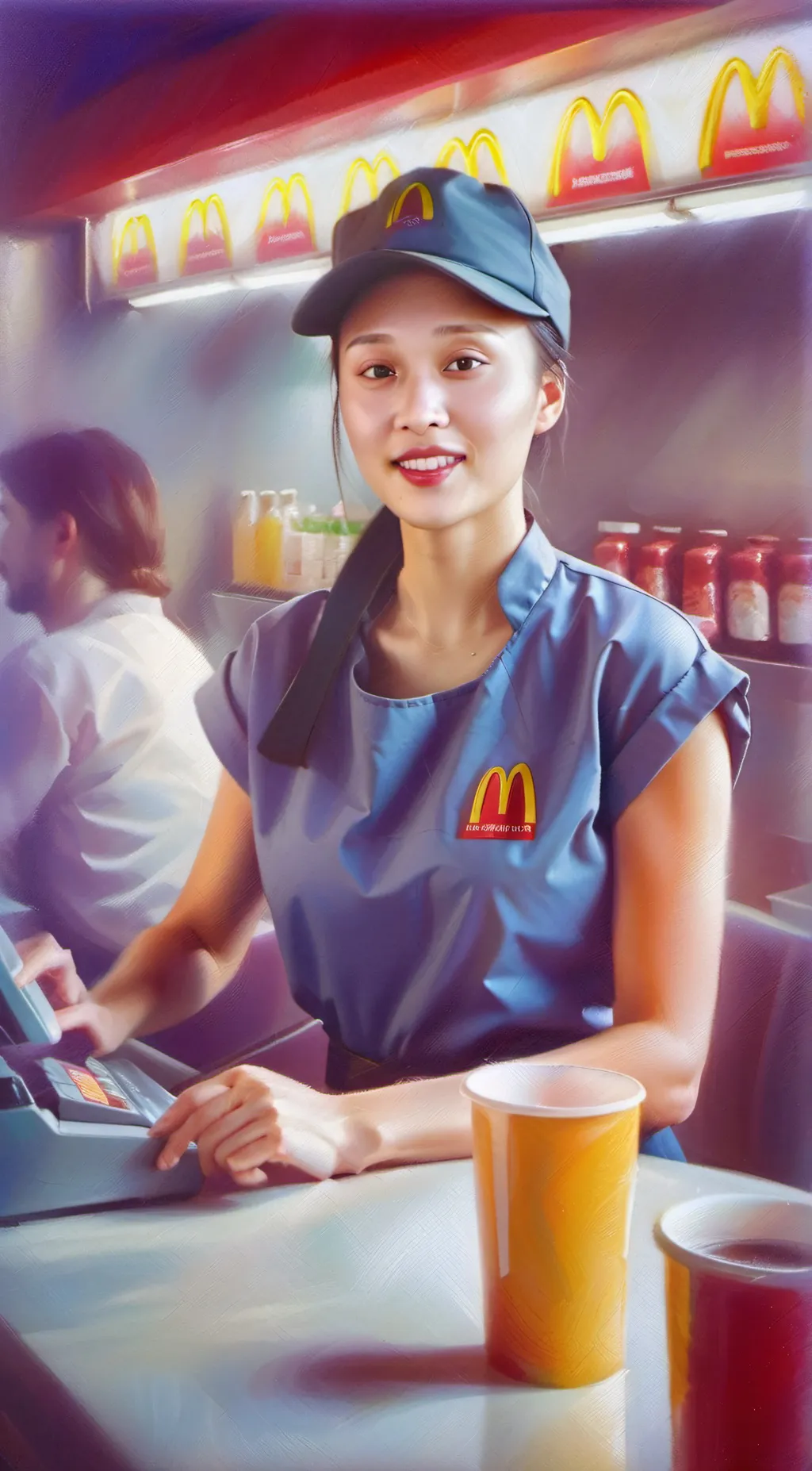 ai character: Danielle  background