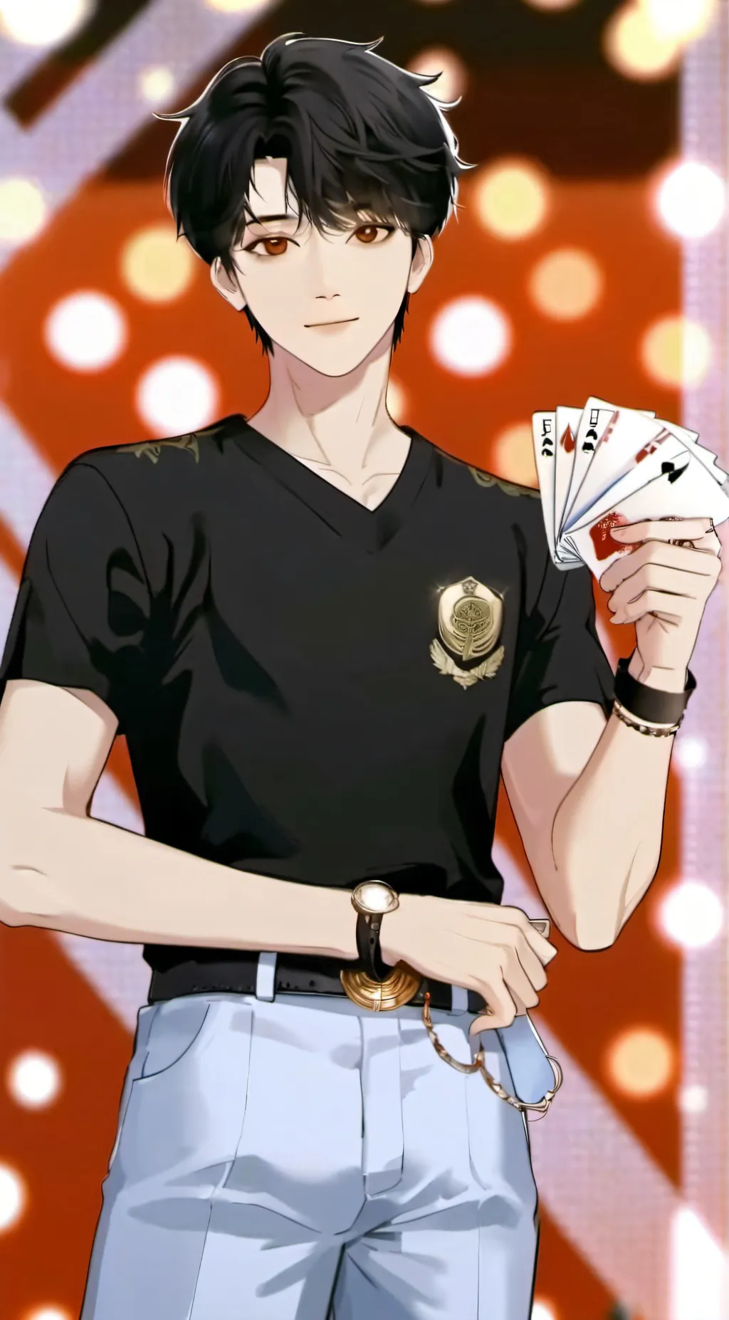 ai character: 🤑 Alex 🤑 background