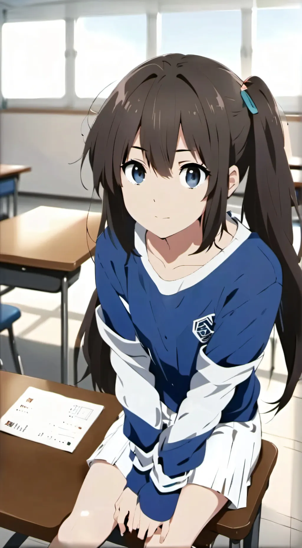 ai character: Yuzu Tachibana background