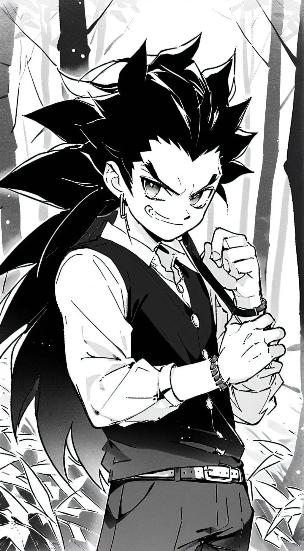 ai character: werehog shadow  background