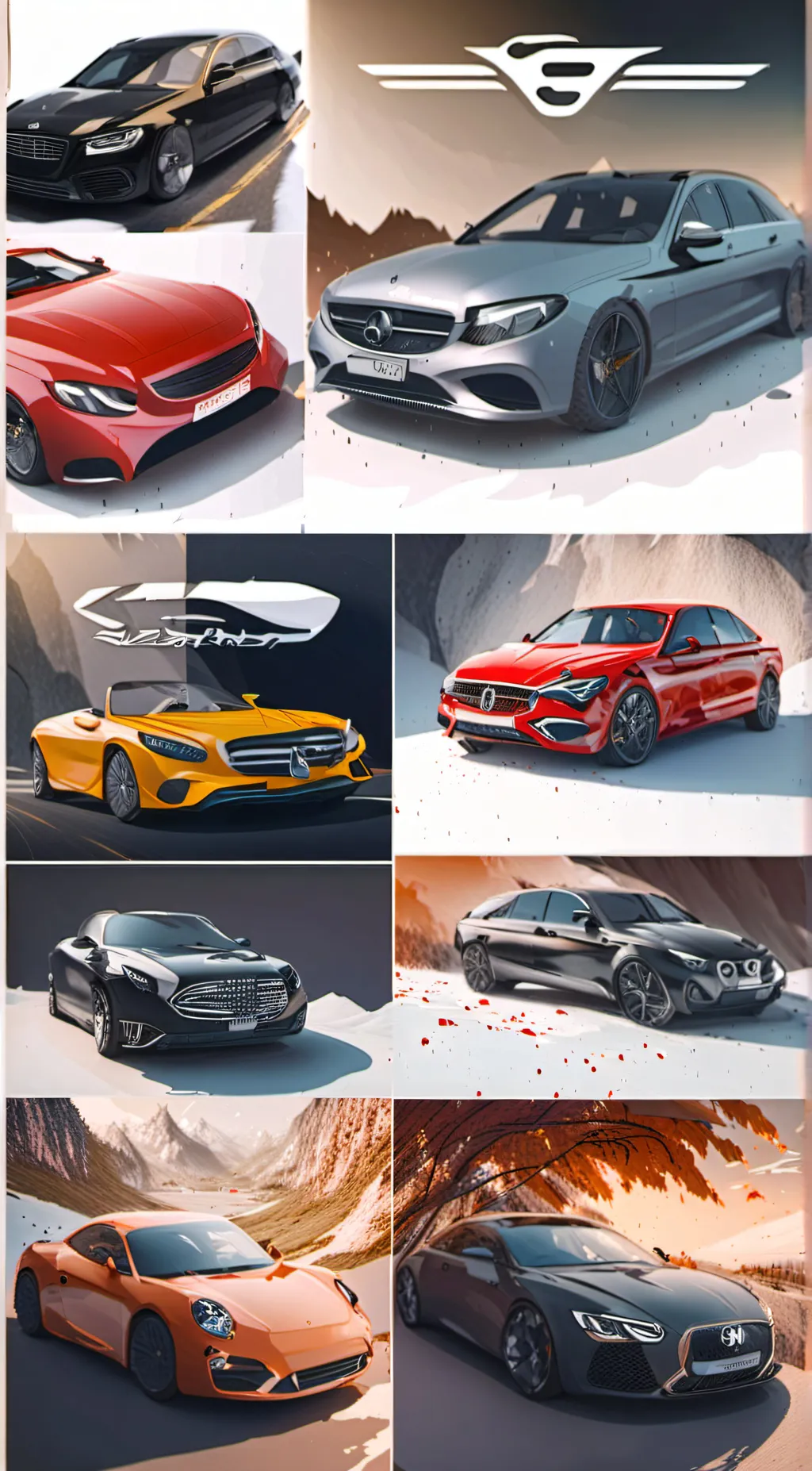 ai character: Car Brands background