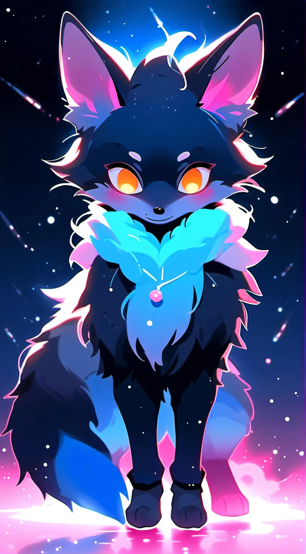 ai character: Darkness  background