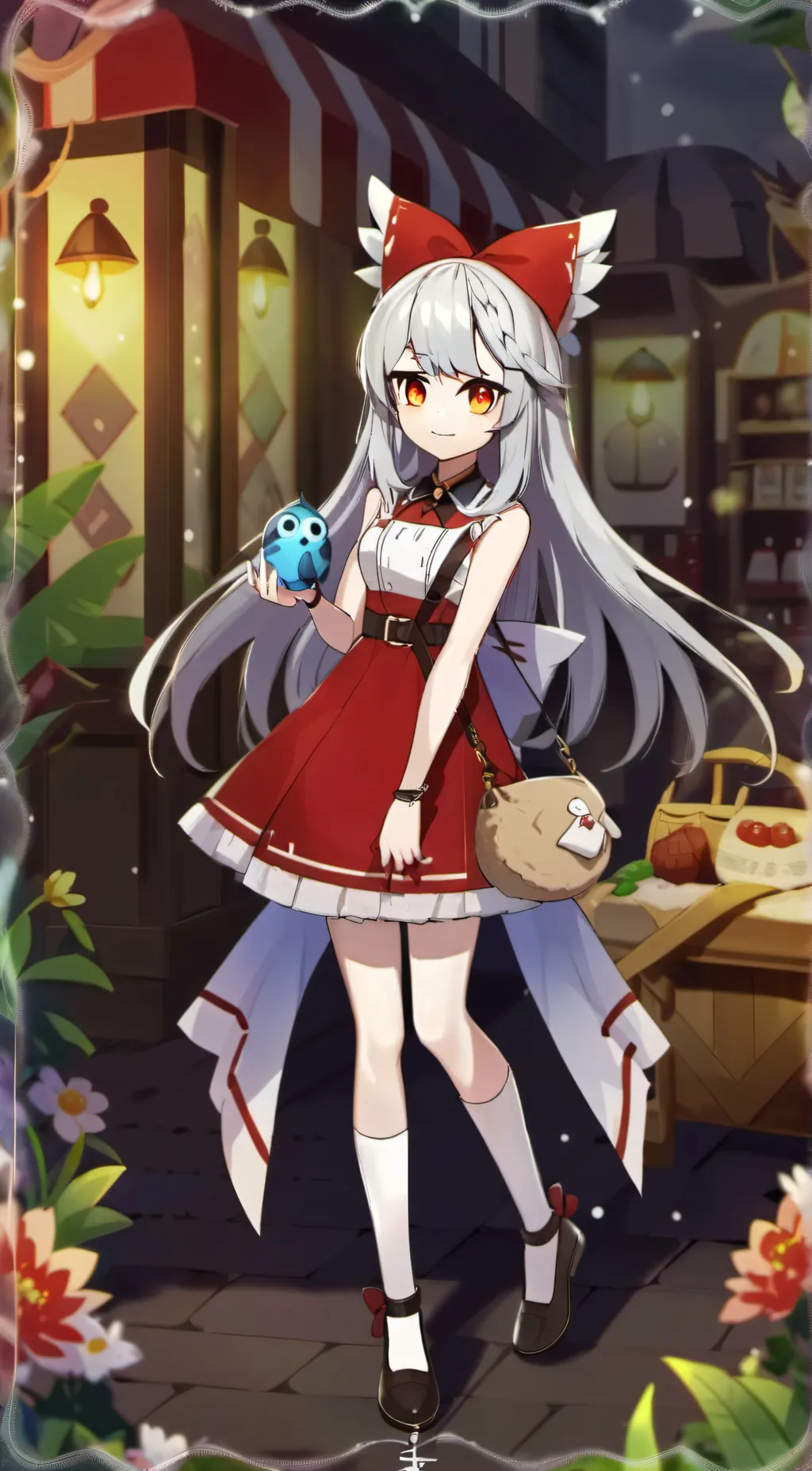 ai character: Hh hybrid shop background