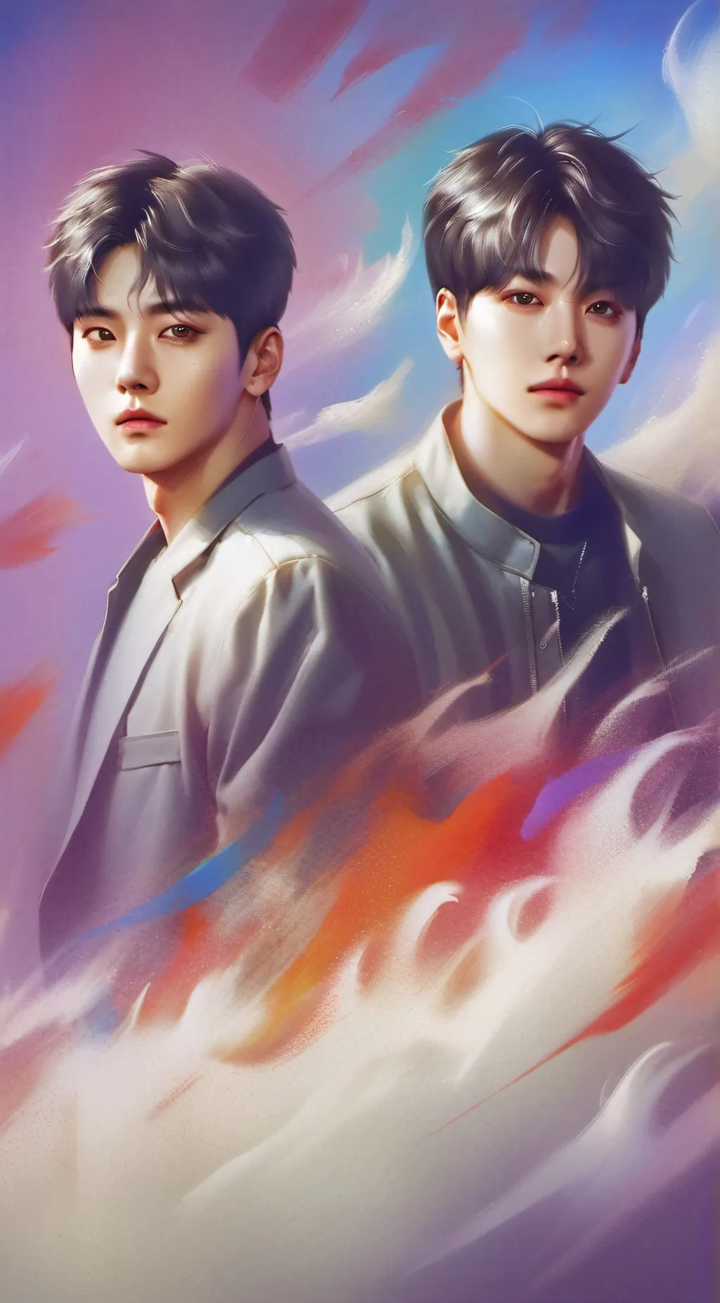 ai character: Woojin and Jin San background