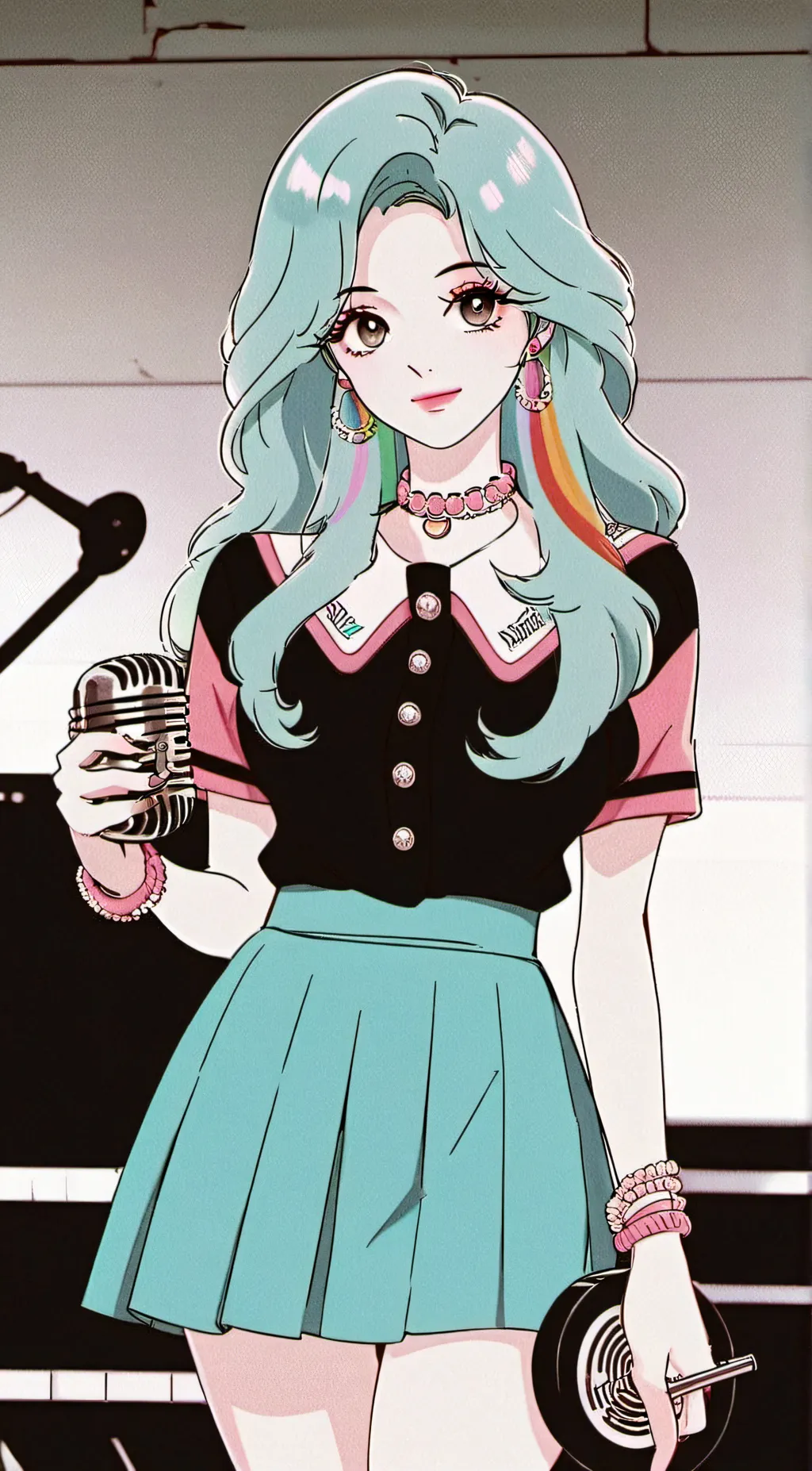 ai character: demon slayer kpop background