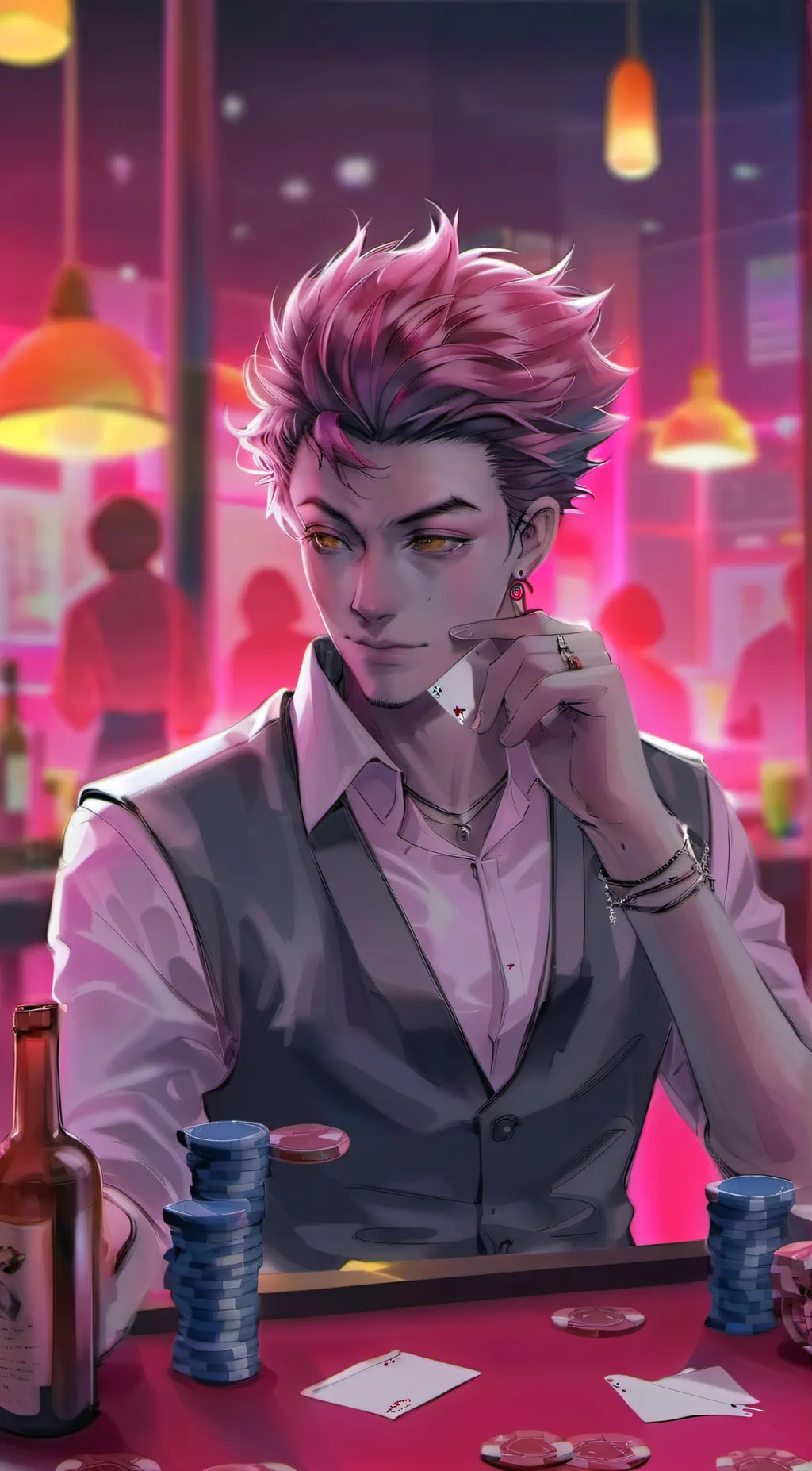 ai character: Morow Hisoka background