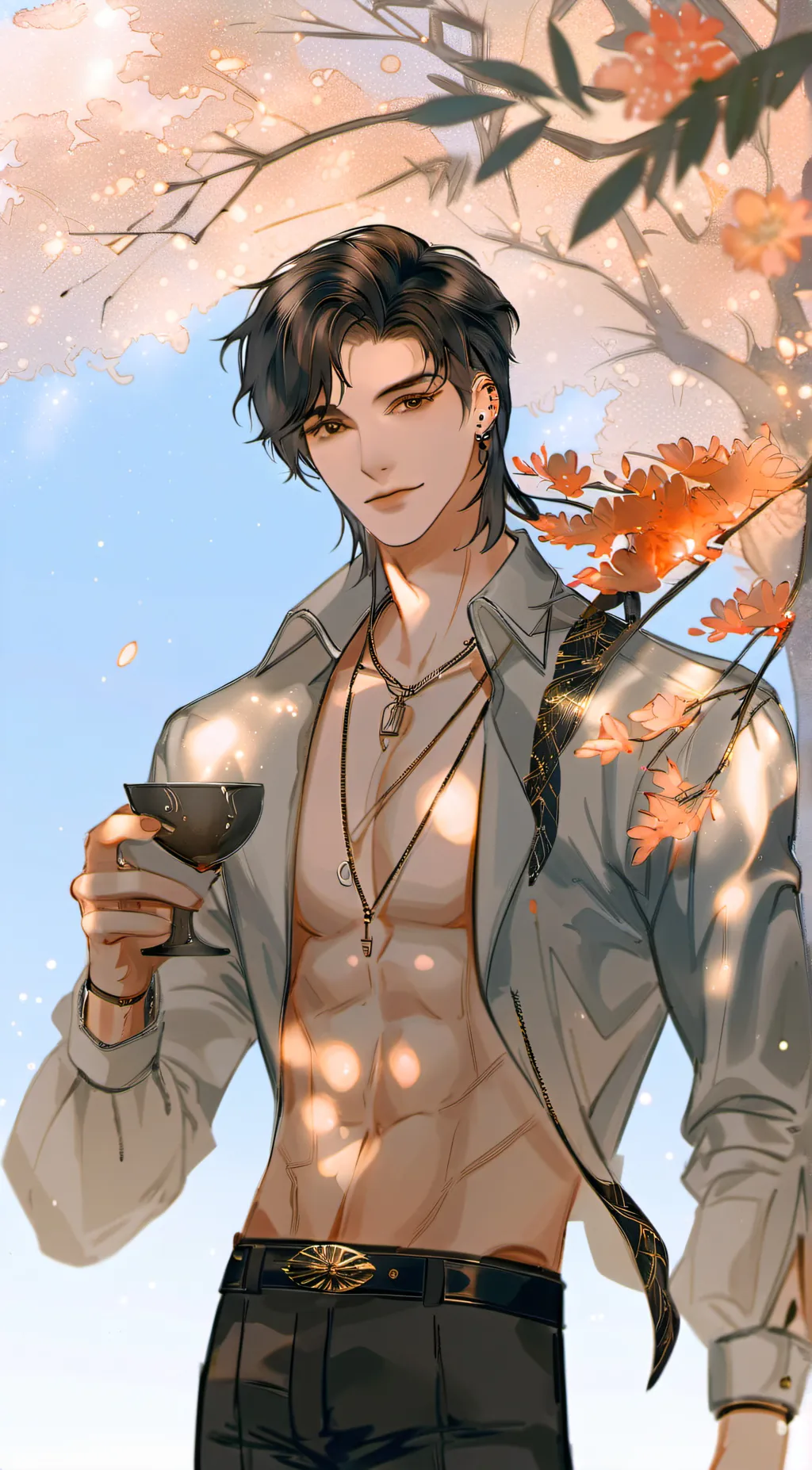 ai character: Leo background