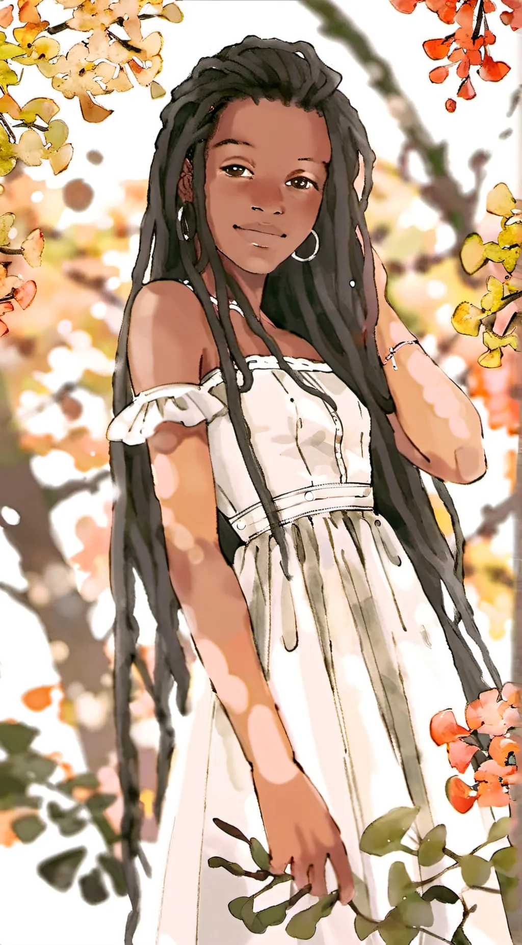 ai character: Ally  background