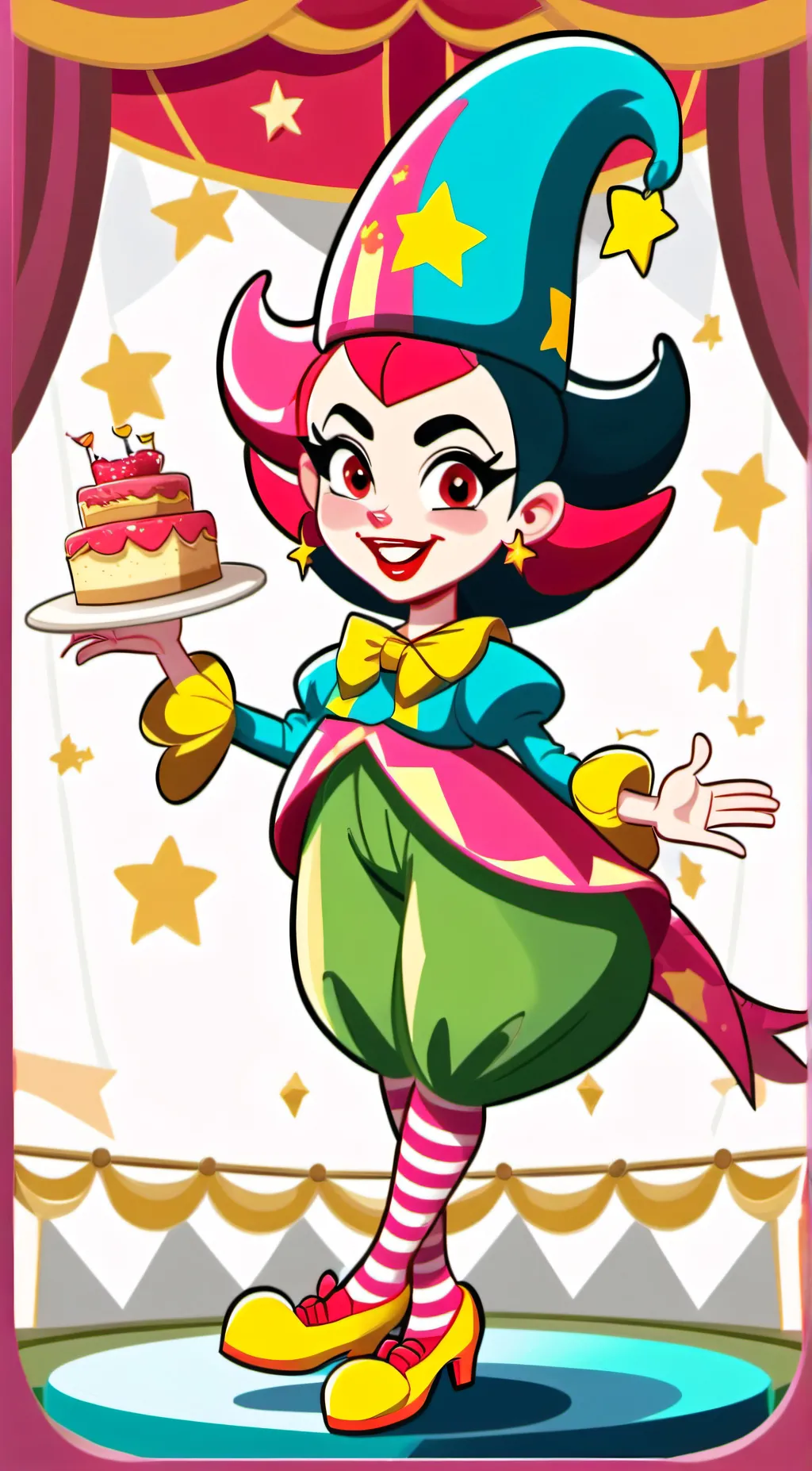 ai character: jesty the jester background