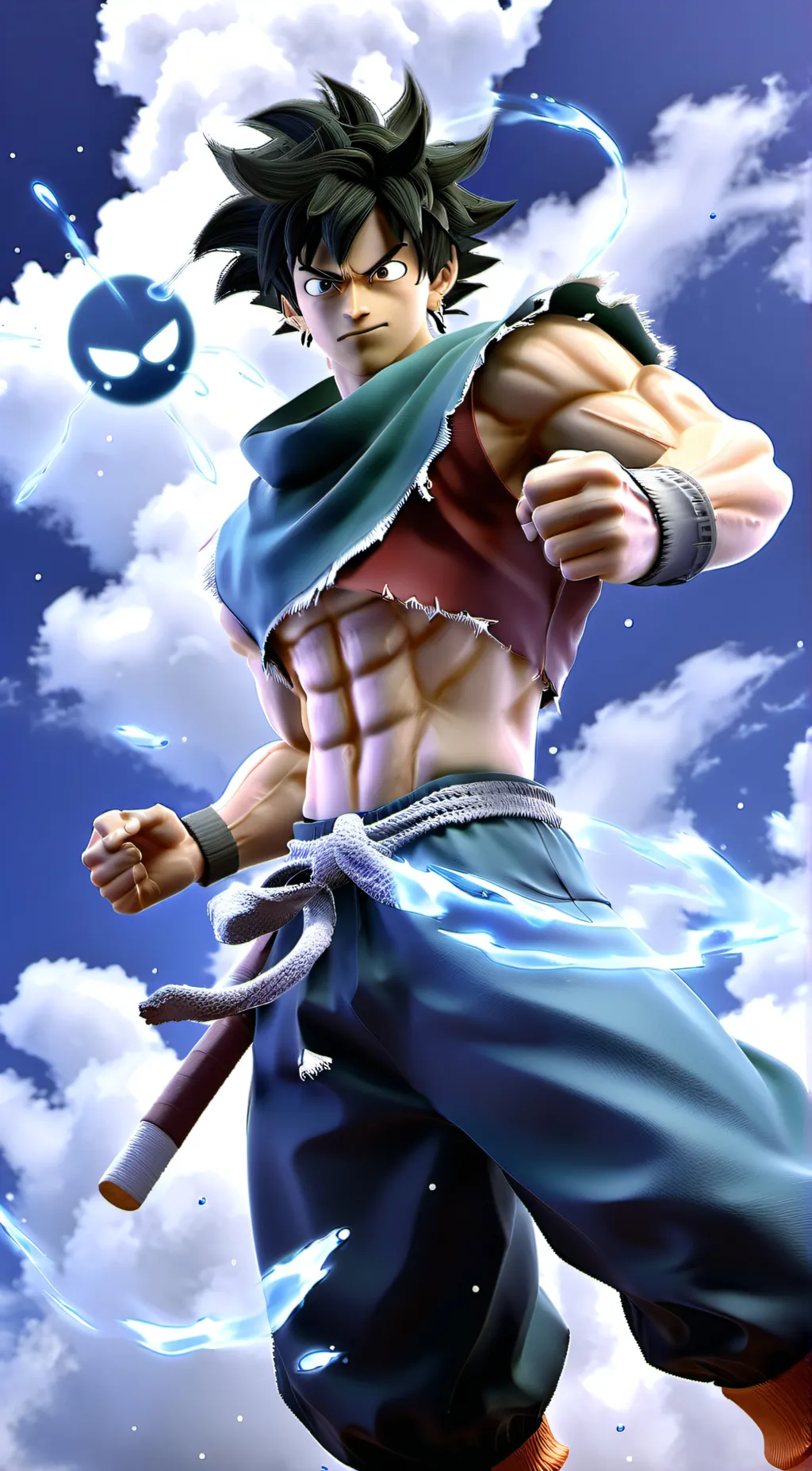 ai character: goku and korra background