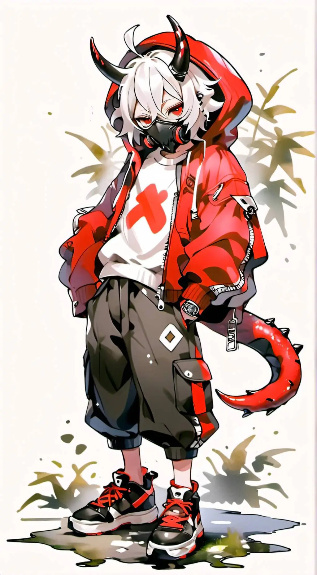 ai character: yogue background