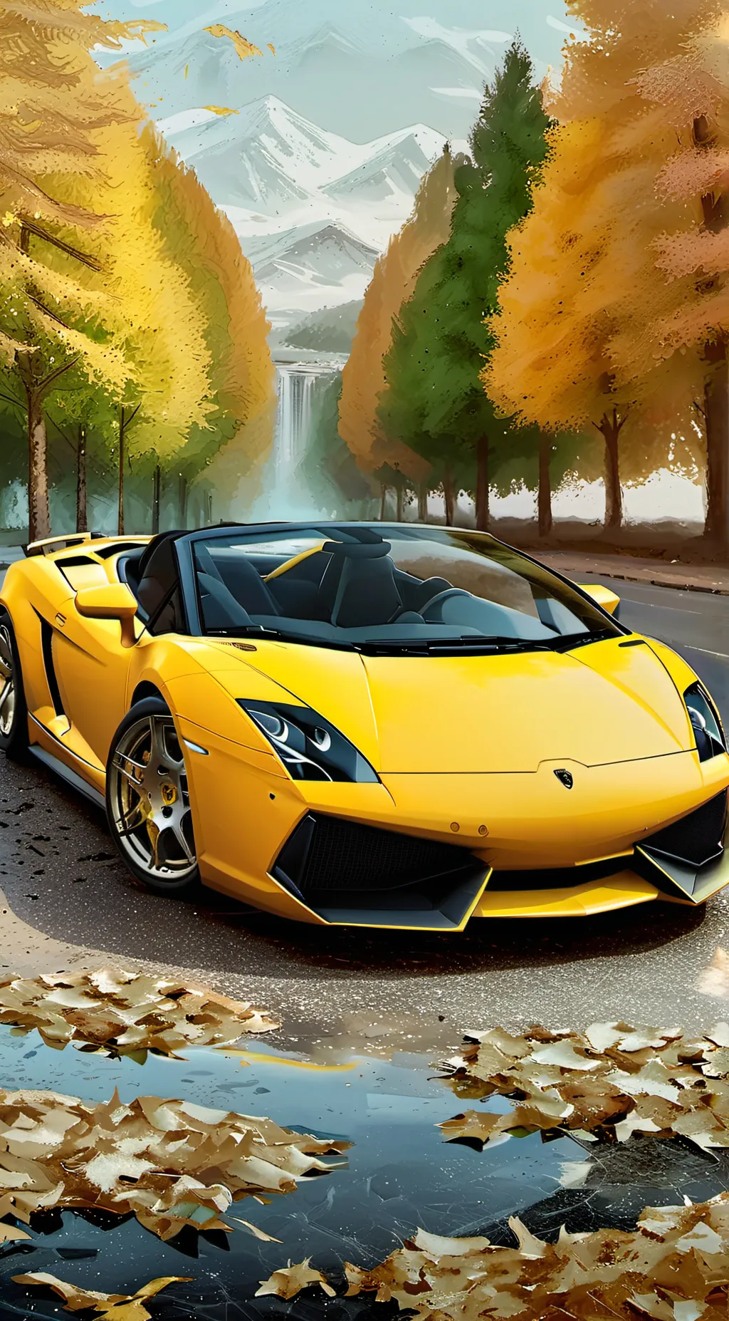 ai character: Lamborghini background