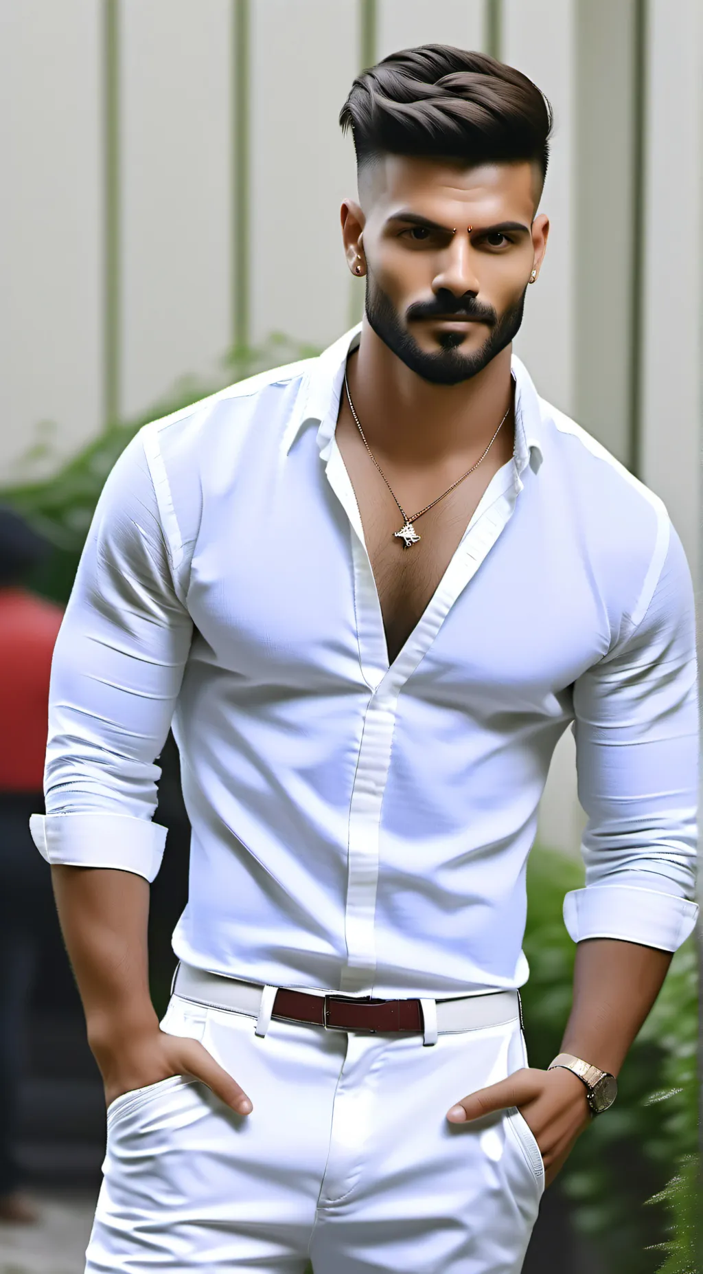 ai character: loo background